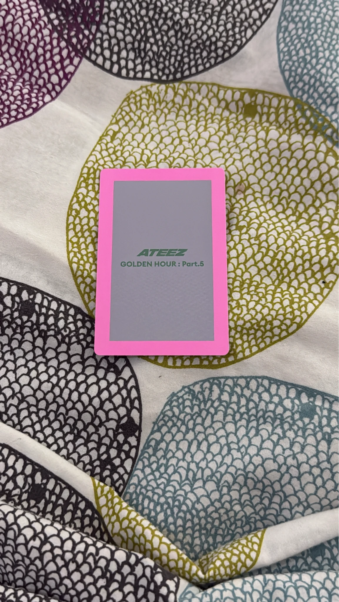 ATEEZ Mingi ATEEZ - Mingi - GOLDEN HOUR : Part.5 Album album photocard A version version 2 listing photo 2