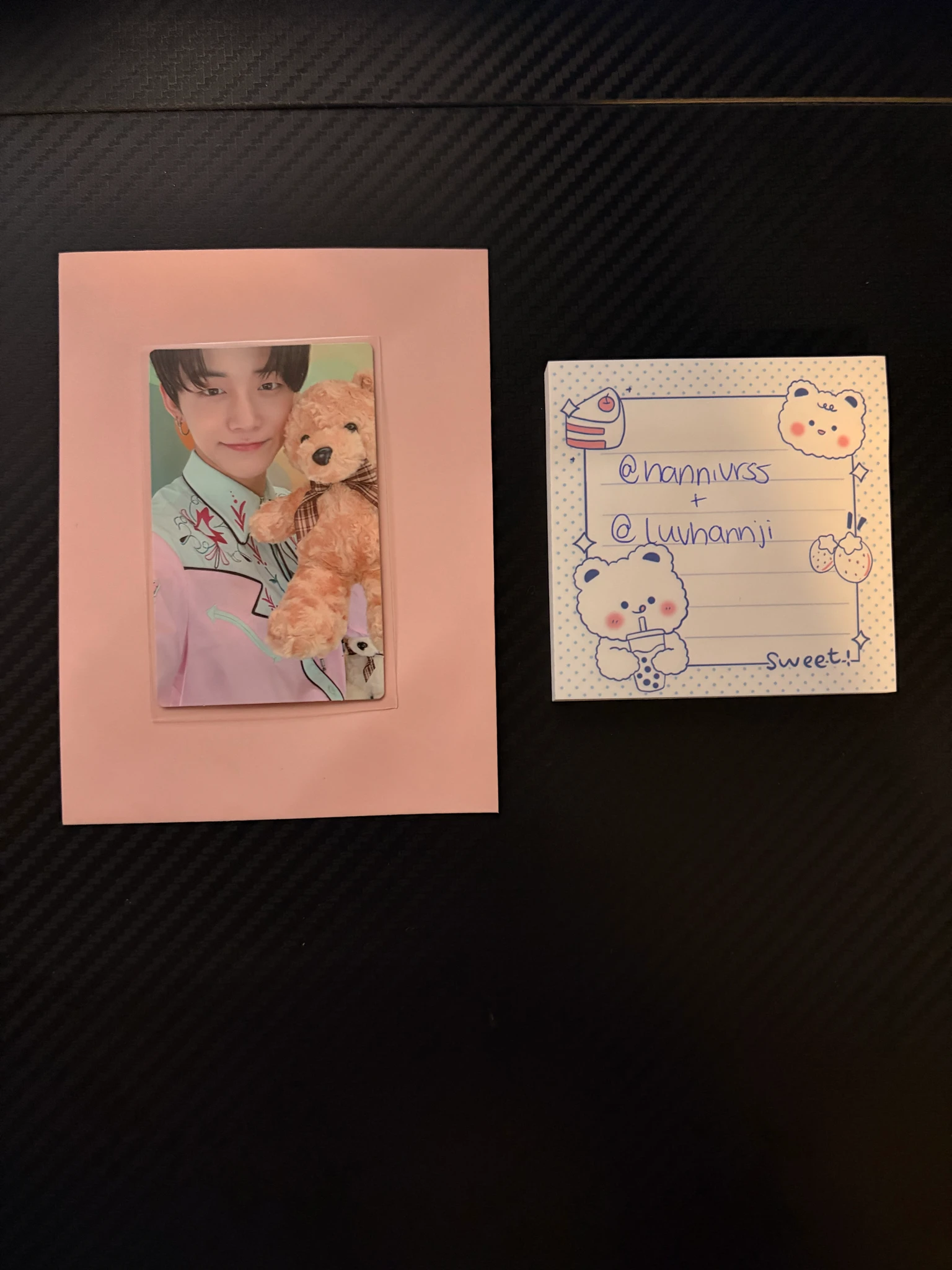 TOMORROW X TOGETHER Yeonjun TOMORROW X TOGETHER - Yeonjun - TXT Season's Greetings 2022 Other double-sided photocard set listing photo 2