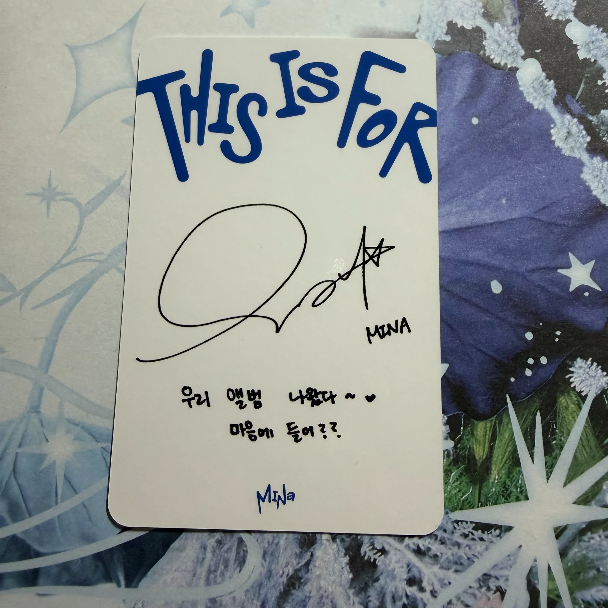 TWICE Mina TWICE-Mina-Album-this is for listing photo 2