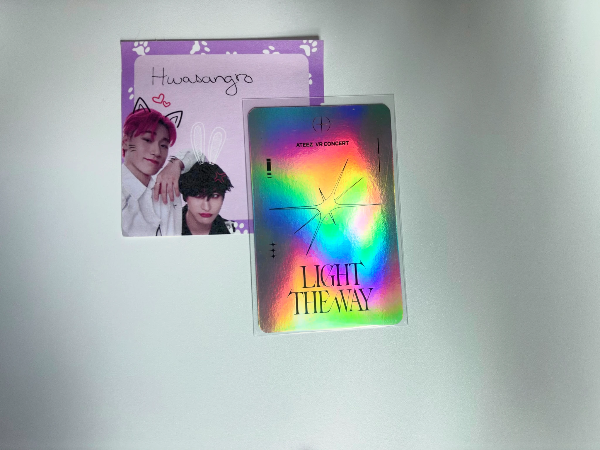 ATEEZ Seonghwa ATEEZ - Seonghwa - VR Concert: Light the Way  Event holographic (hologram) lucky draw listing photo 2