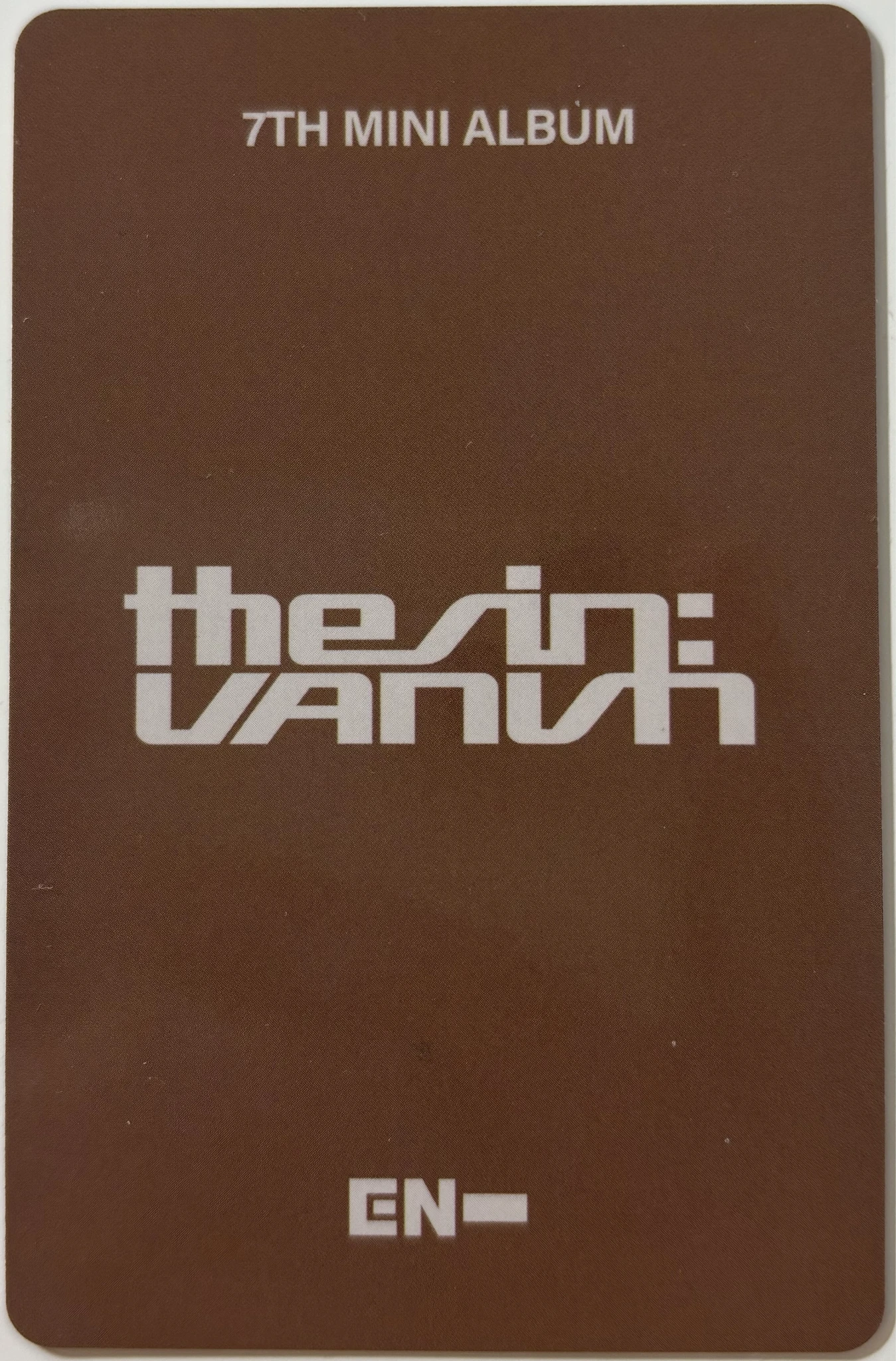 ENHYPEN Evan (Heeseung) ENHYPEN - Evan (Heeseung) - THE SIN: VANISH Album round 5 withfans / yizhiyu (yzy) video call/fancall listing photo 2