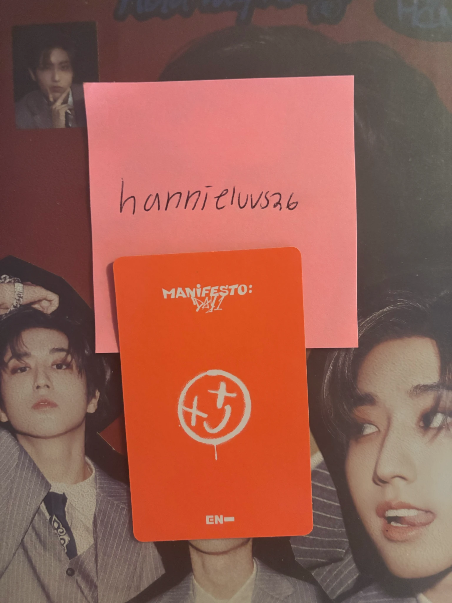ENHYPEN Sunghoon ENHYPEN - Sunghoon - MANIFESTO: DAY 1 Album target exclusive purchase benefit listing photo 2
