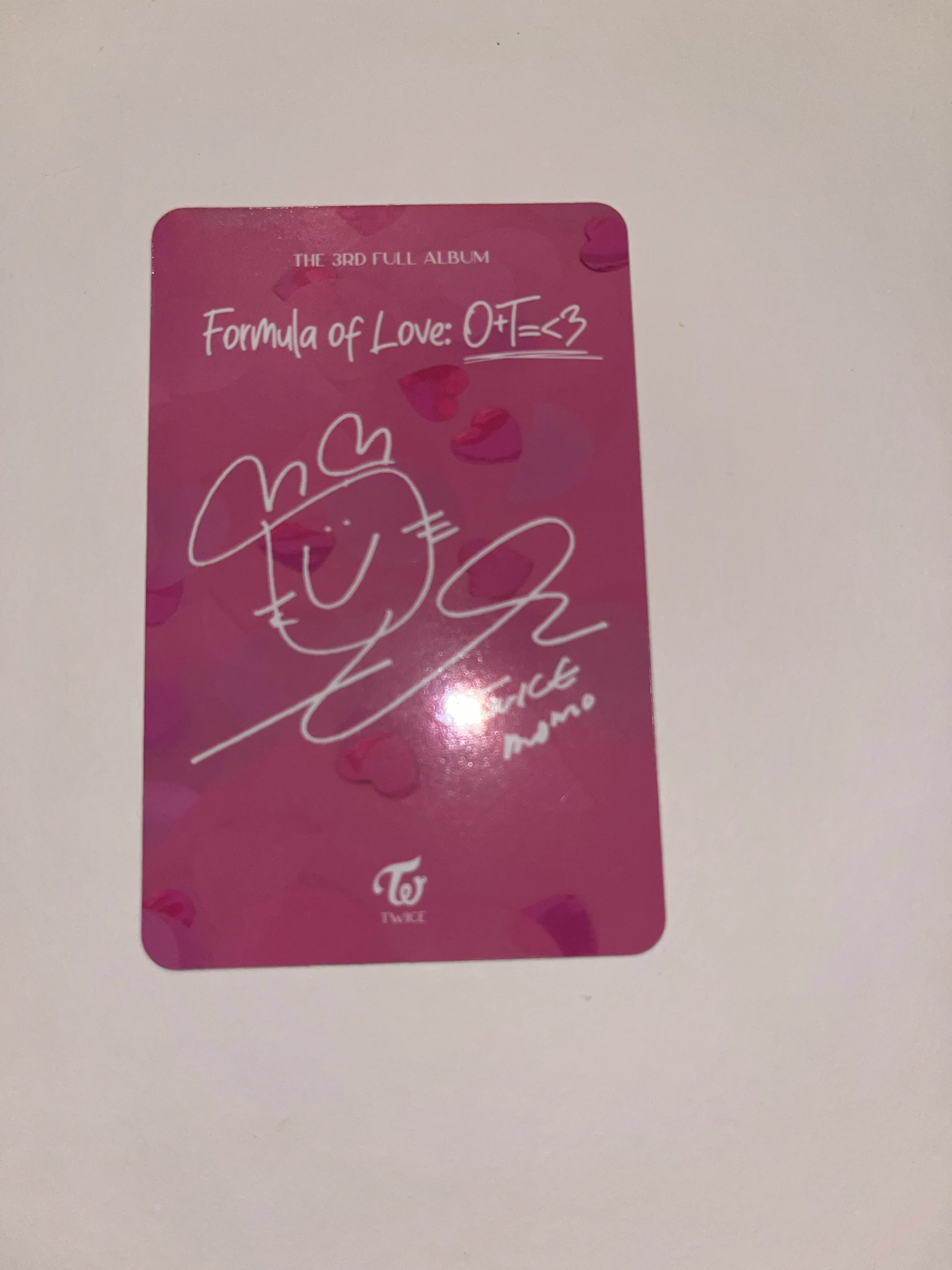 TWICE Momo TWICE-Momo-Album-Formula of Love: O+T=<3 listing photo 2
