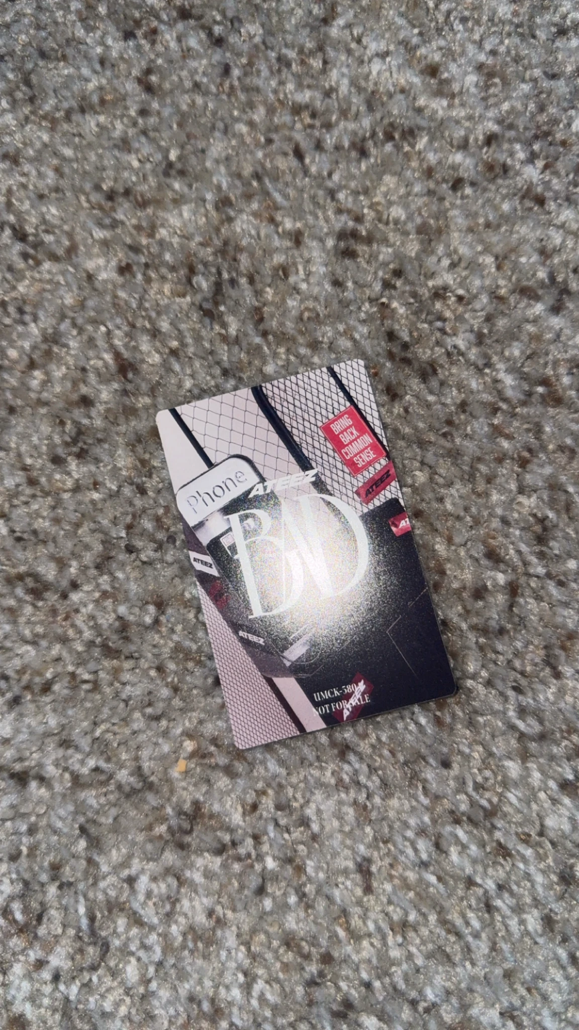 ATEEZ Hongjoong ATEEZ - Hongjoong - BAD Album album photocard B version version 1 japanese album limited edition listing photo 2
