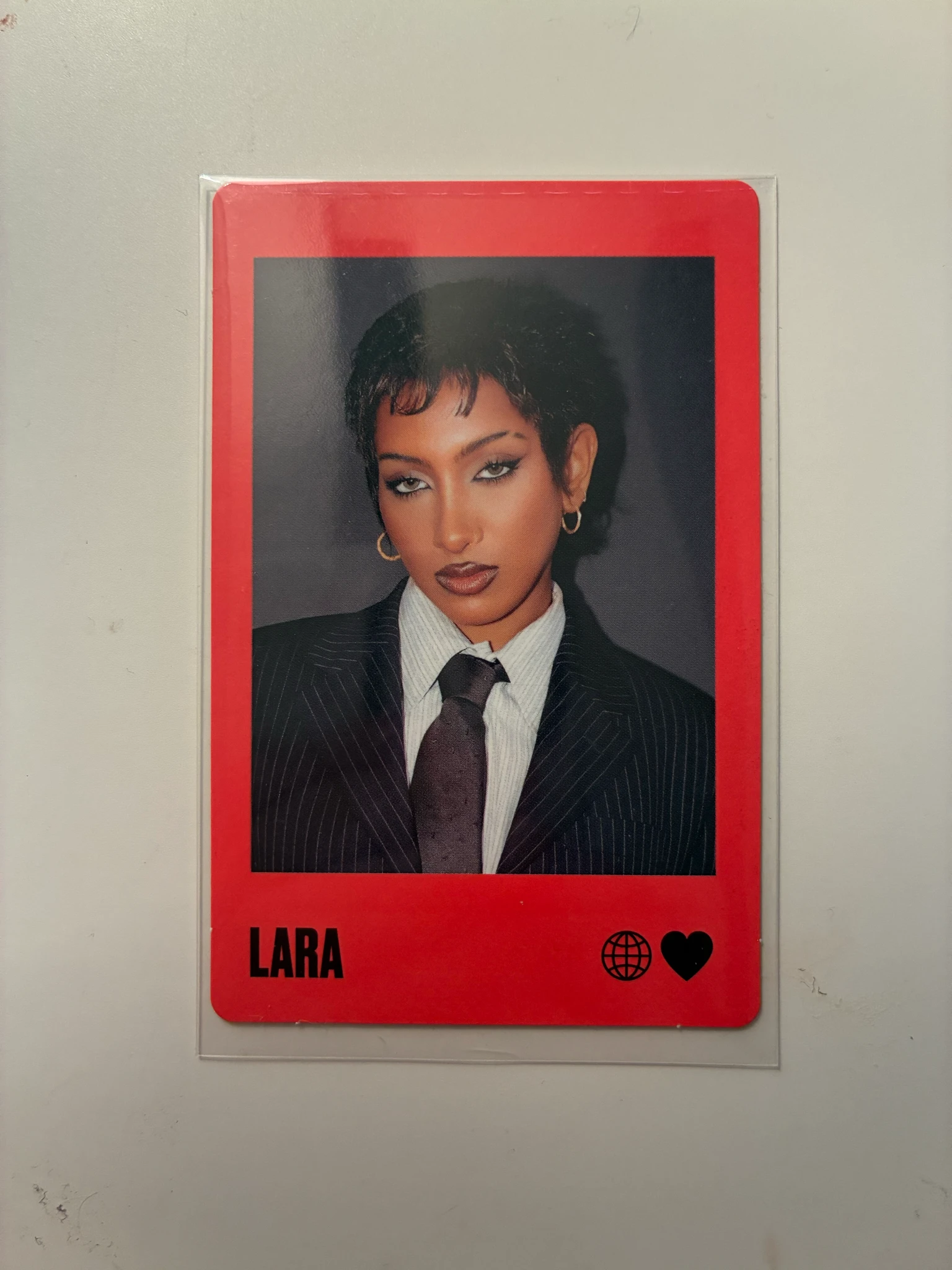KATSEYE Lara KATSEYE - Lara - WILD Album vinyl version album photocard double-sided listing photo 2