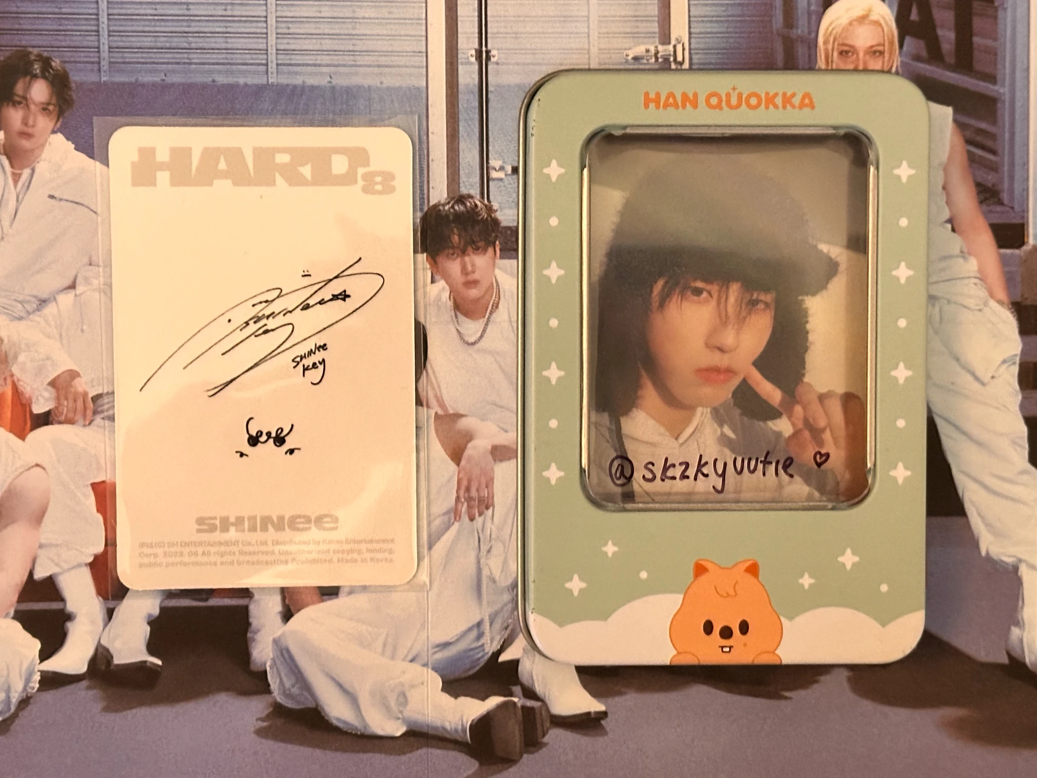 SHINee Key SHINee - Key - HARD - The 8th Album Album album photocard play version listing photo 2