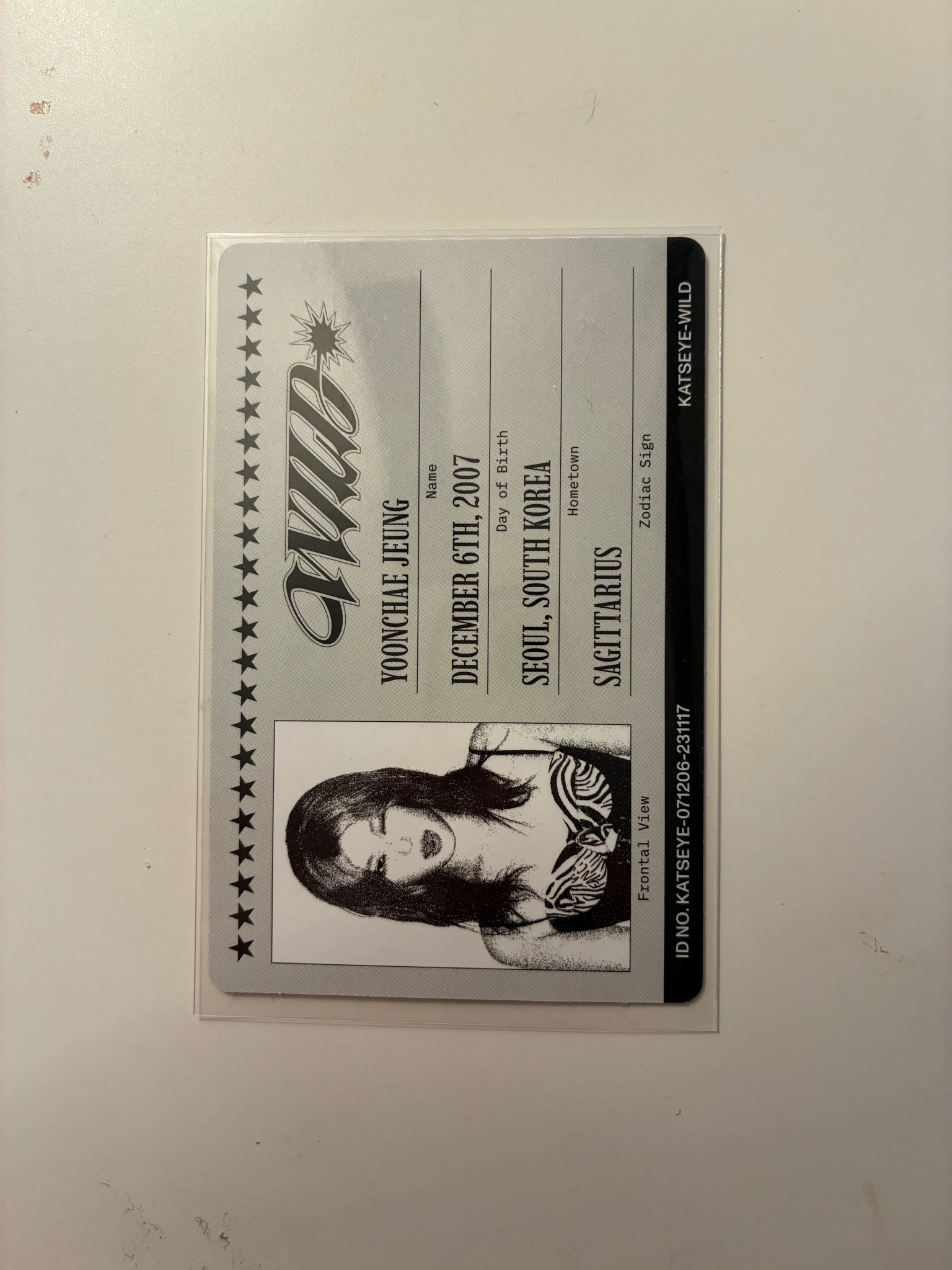 KATSEYE Yoonchae KATSEYE - Yoonchae - WILD Album album photocard member version bad image - replace version 2 listing photo 2