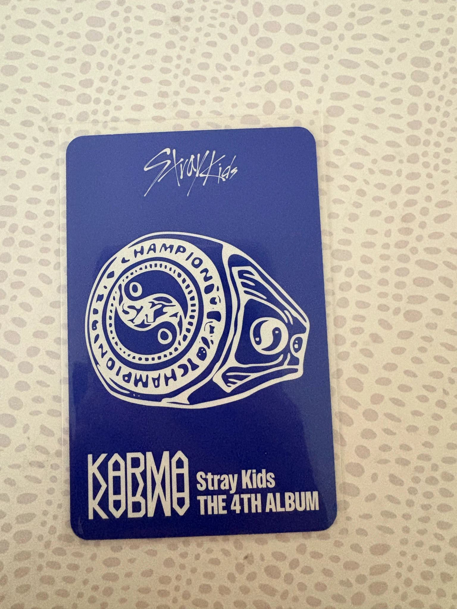 Stray Kids Hyunjin Stray Kids - Hyunjin - KARMA Album album photocard accordion version first press only listing photo 2