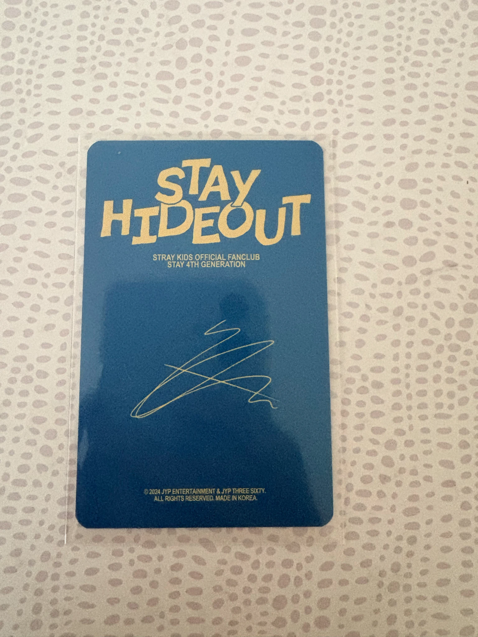 Stray Kids Hyunjin Stray Kids - Hyunjin - STAY Hideout Official Fan Club 4th Gen Other photocard set listing photo 2