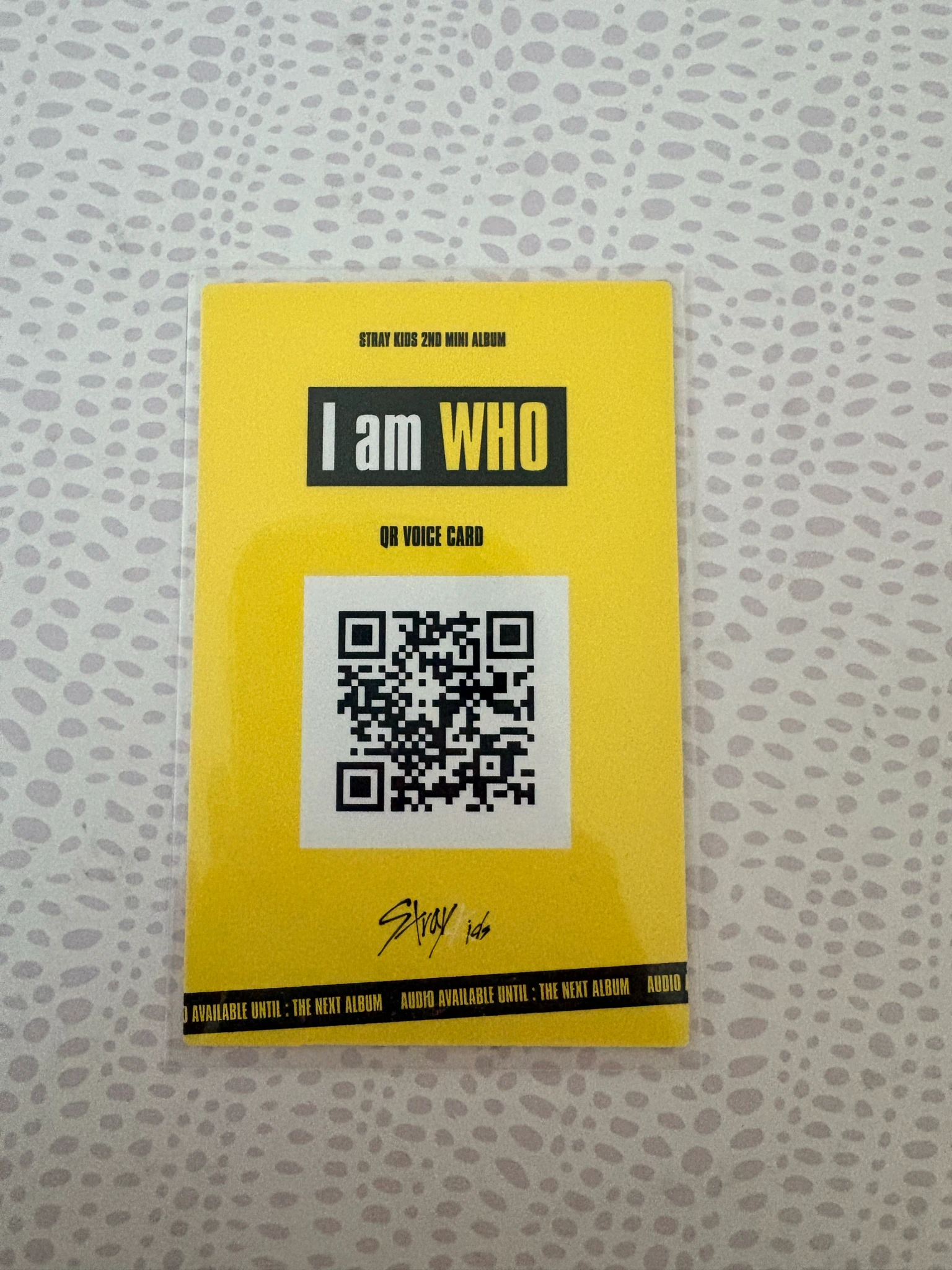 Stray Kids Hyunjin Stray Kids - Hyunjin - I am WHO? Album album photocard behind ver. listing photo 2
