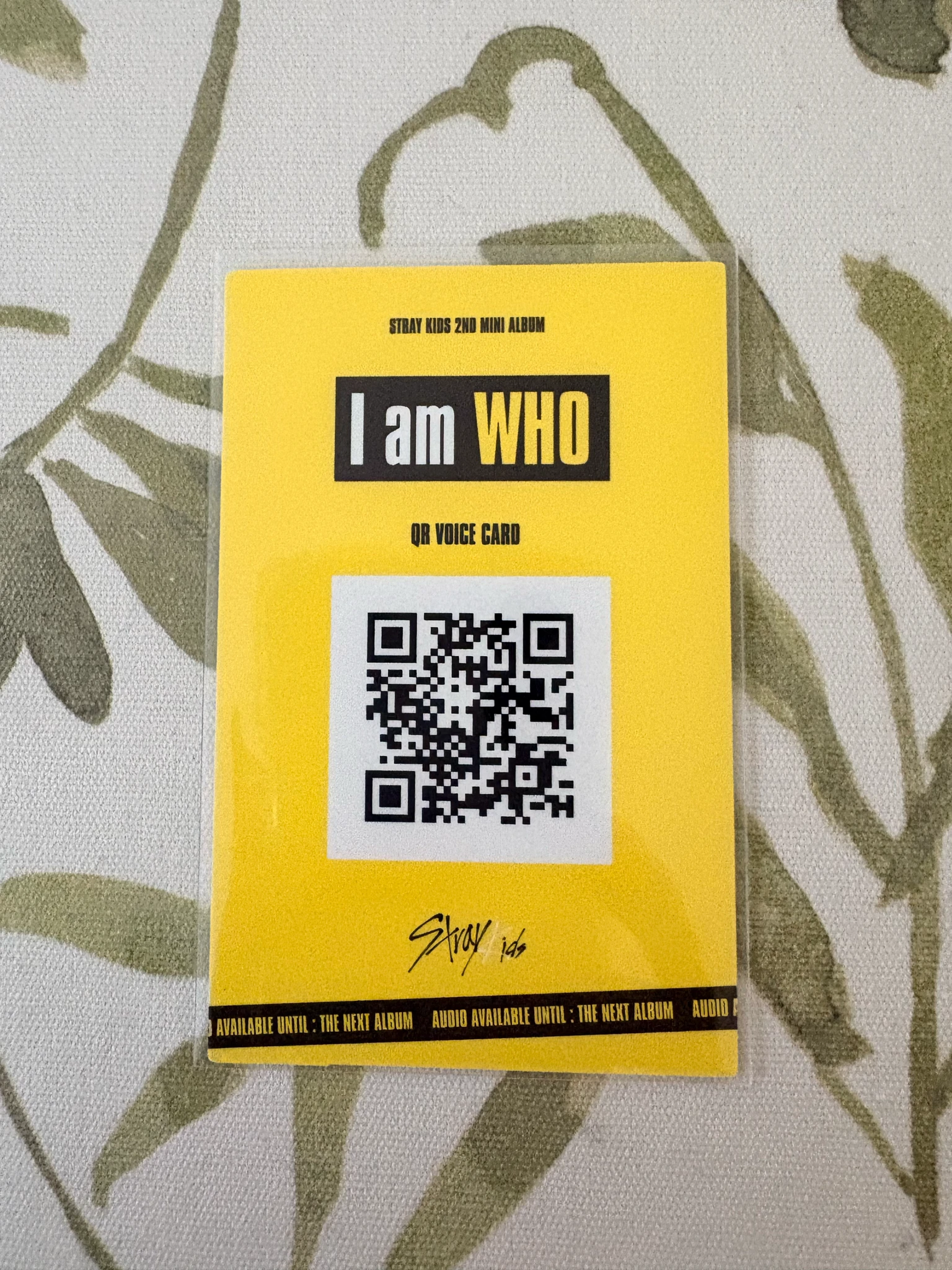 Stray Kids Bang Chan Stray Kids - Bang Chan - I am WHO? Album album photocard behind ver. listing photo 2