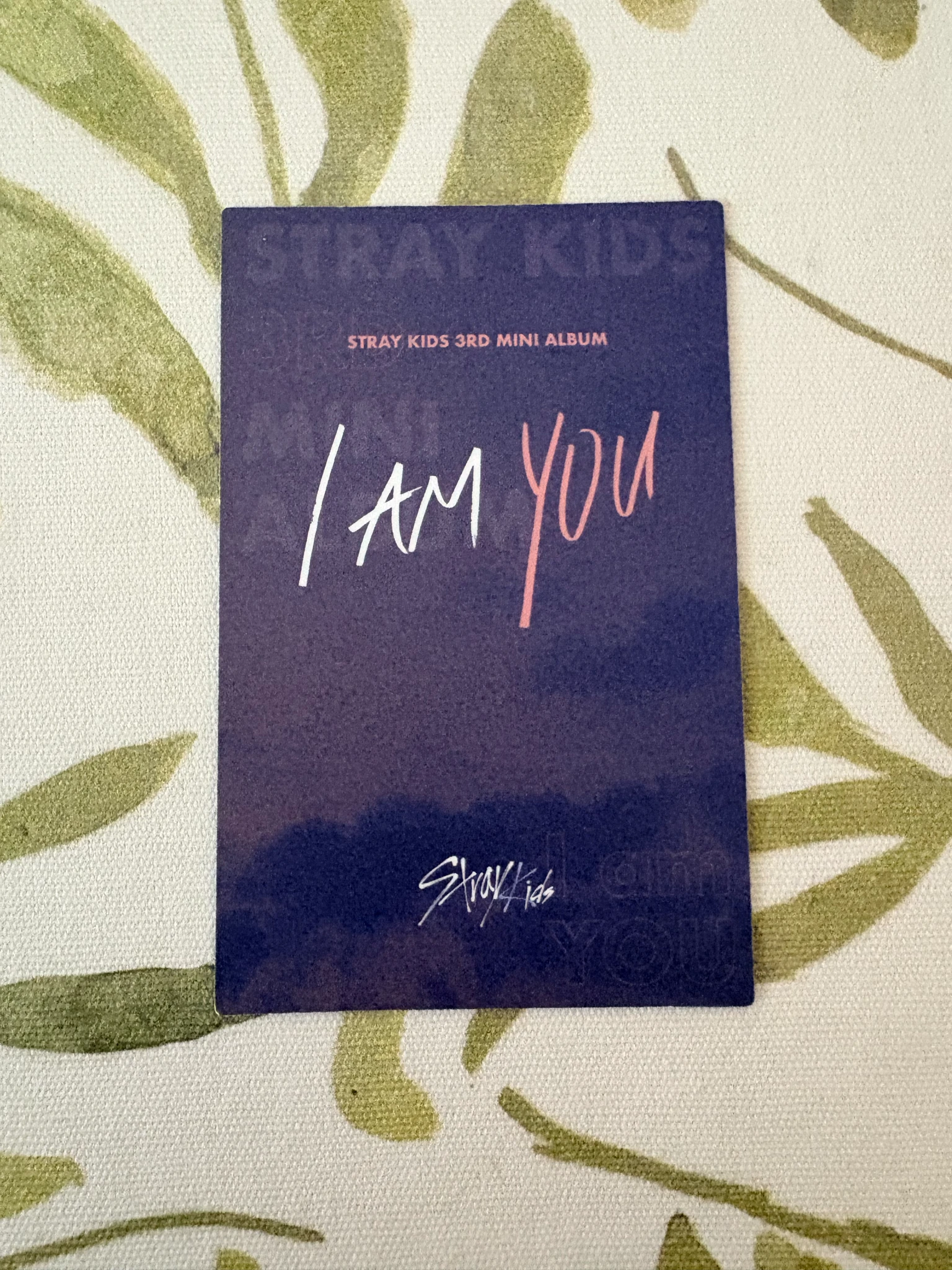 Stray Kids Bang Chan Stray Kids - Bang Chan - I am YOU Album album photocard pre-order benefit first press only listing photo 2