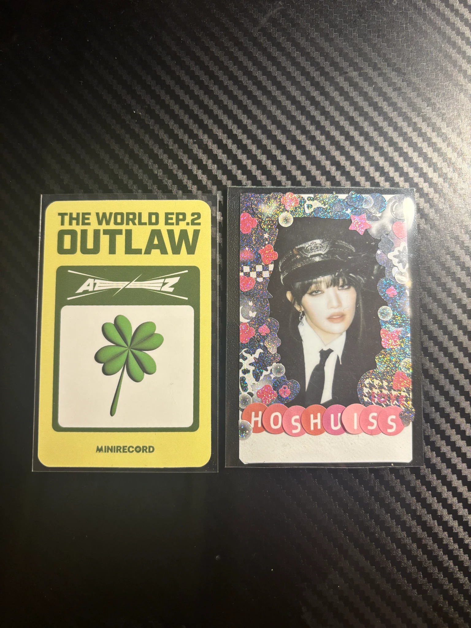 ATEEZ Wooyoung ATEEZ - Wooyoung - THE WORLD EP.2 : OUTLAW Album minirecord shop fansign round 3 listing photo 2