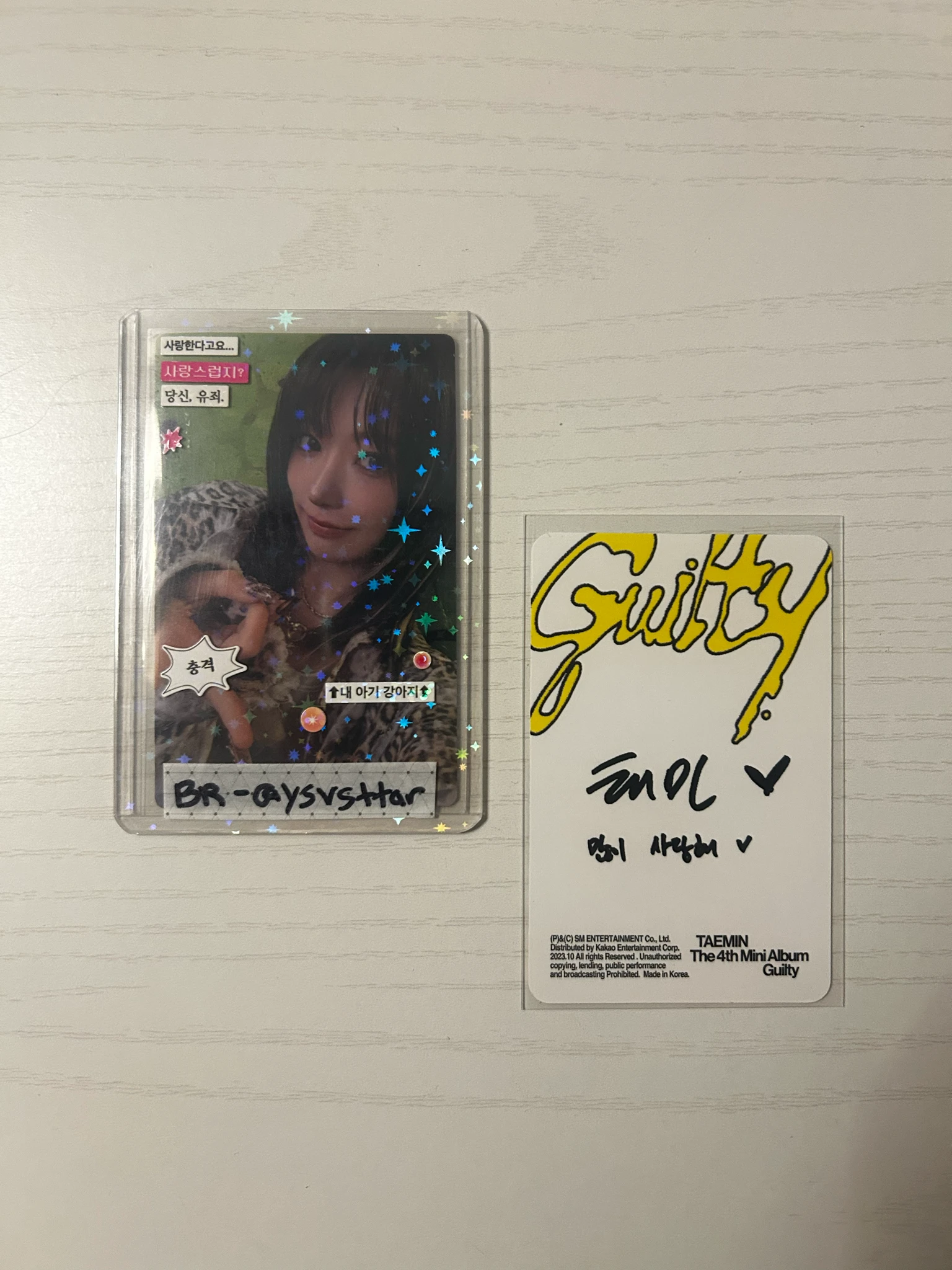 Taemin Taemin Taemin - Taemin - Guilty - The 4th Mini Album Album listing photo 2