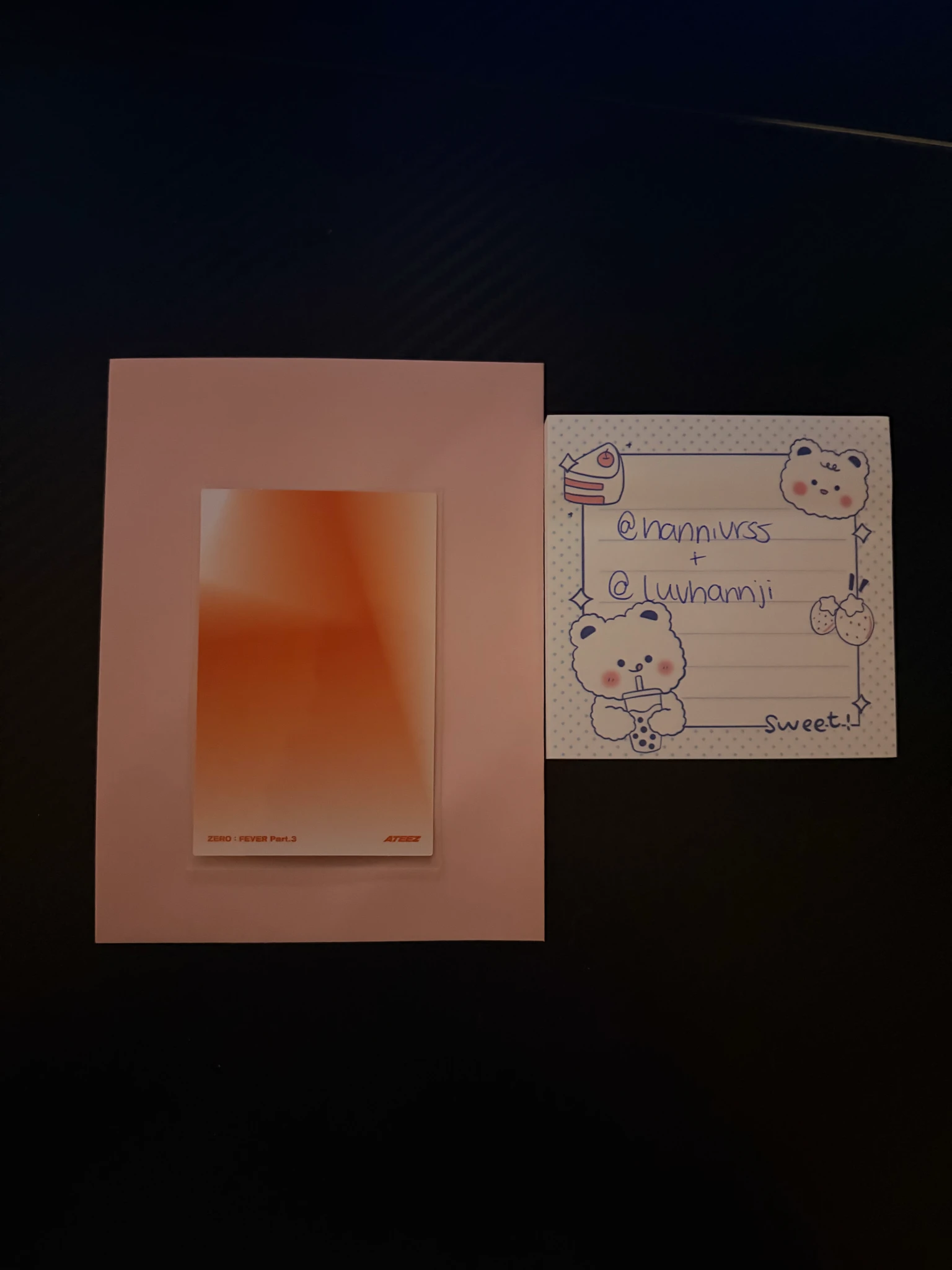 ATEEZ Jongho ATEEZ - Jongho - ZERO : FEVER Part.3 Album album photocard diary version version 2 listing photo 2