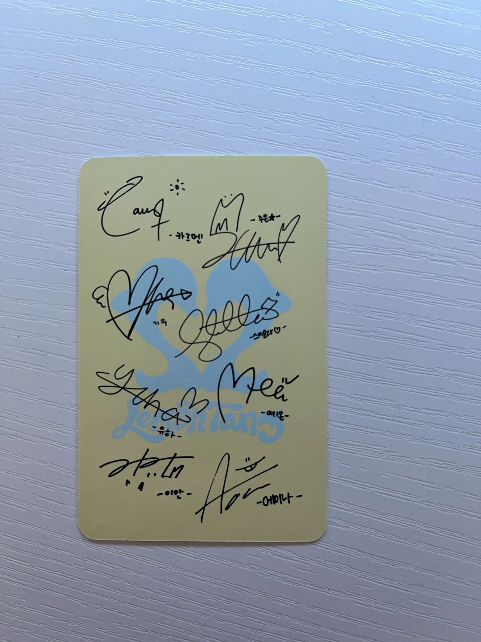 Hearts2Hearts Hearts2Hearts - Lemon Tang Album album photocard photobook version listing photo 2