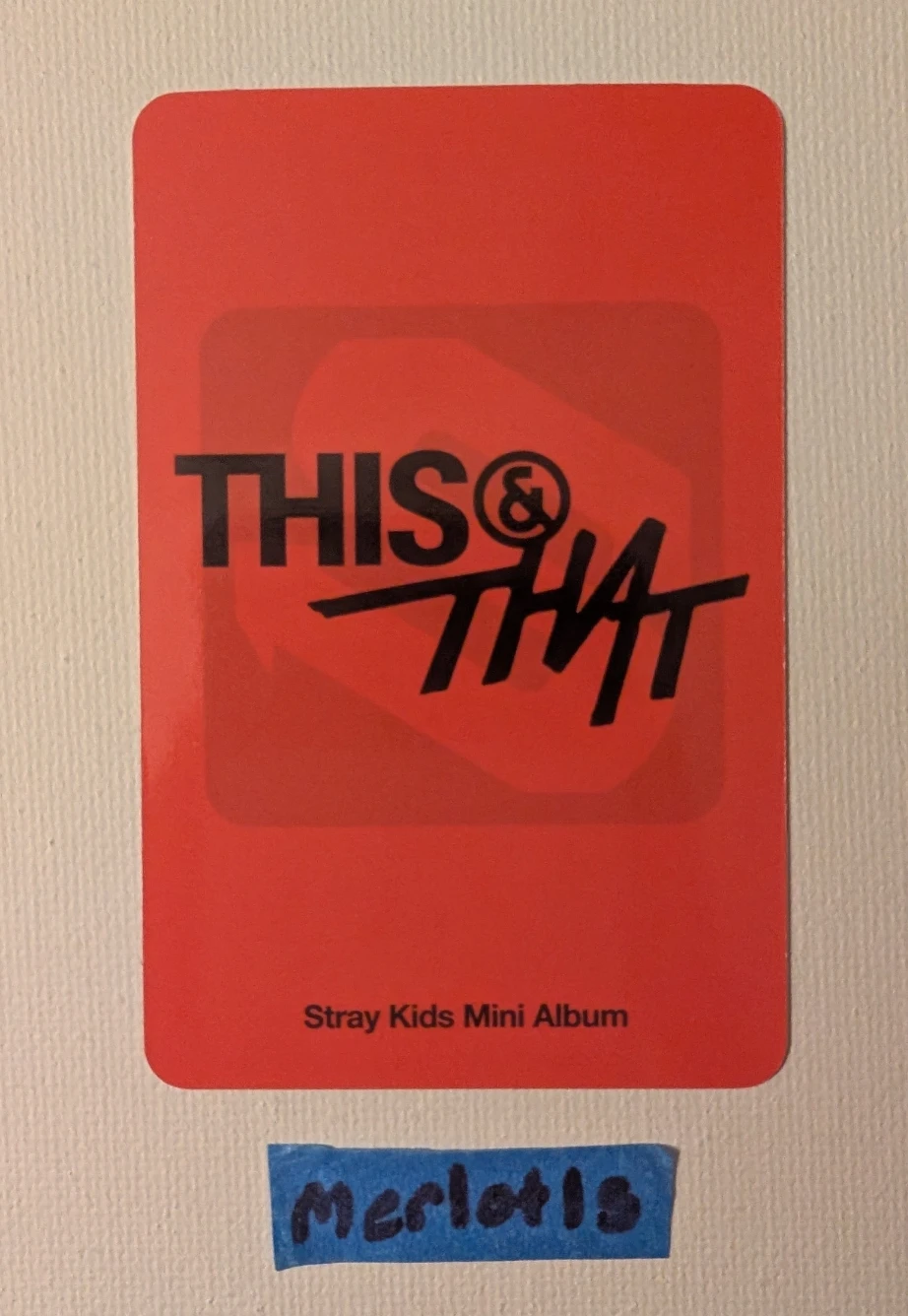 Stray Kids Hyunjin Stray Kids - Hyunjin - This & That Album album photocard platinum version random photocard fans album version listing photo 2