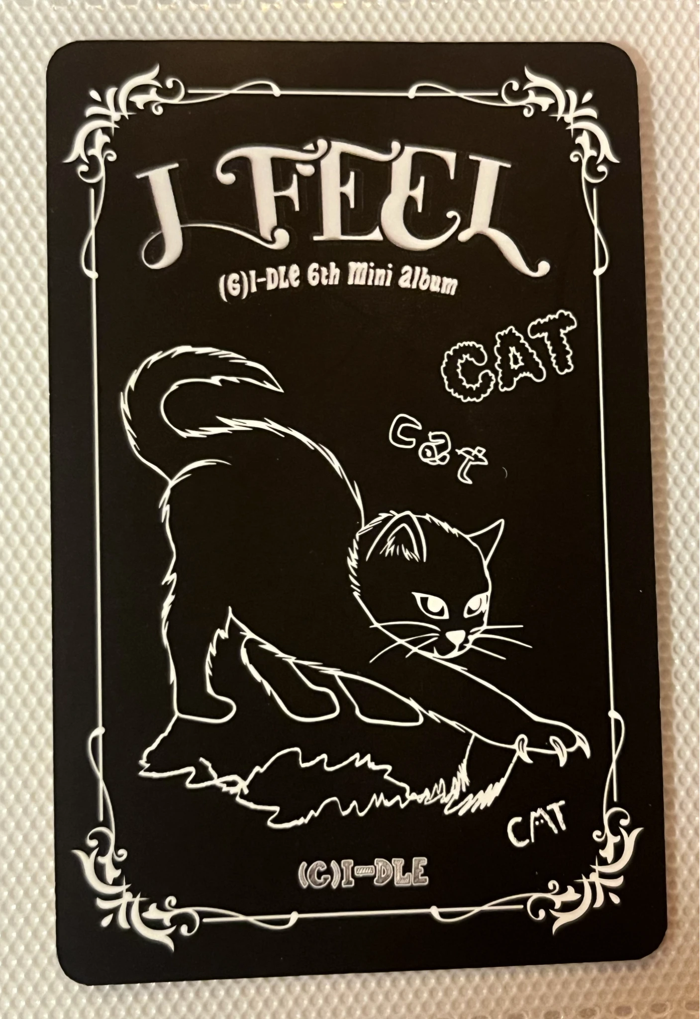 i-dle Yuqi (G)I-DLE - Miyeon - I Feel Album standard version cat version album photocard listing photo 2