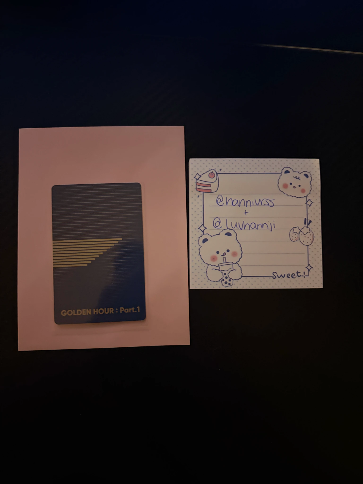 ATEEZ Wooyoung ATEEZ - Wooyoung - Golden Hour : Part.1 Album album photocard BLUE HOUR Z ver. listing photo 2