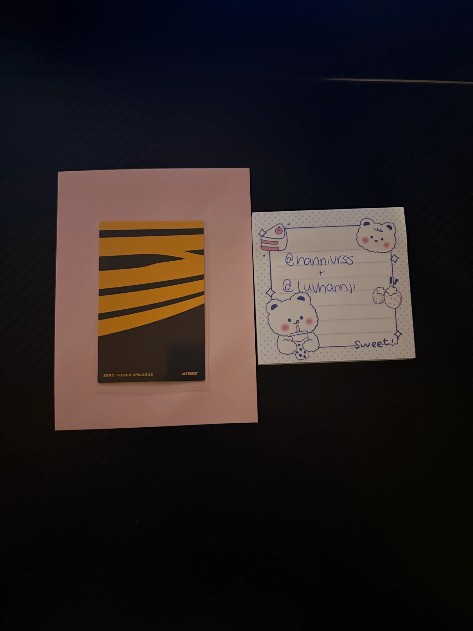 ATEEZ Wooyoung ATEEZ - Wooyoung - ZERO : FEVER EPILOGUE Album album photocard Z version version 2 listing photo 2