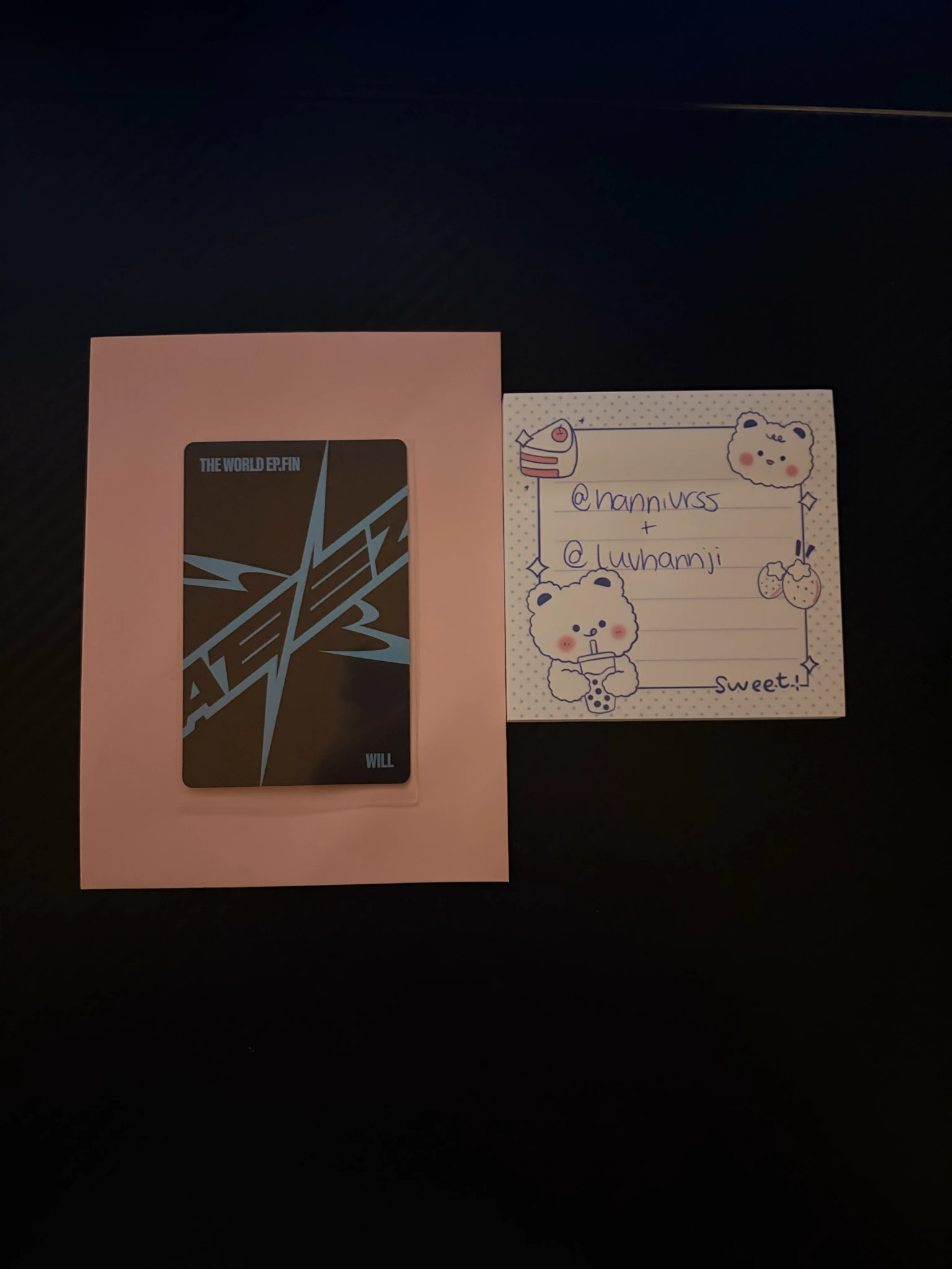 ATEEZ Mingi ATEEZ - Mingi - THE WORLD EP.FIN: WILL Album album photocard Z version version 1 listing photo 2