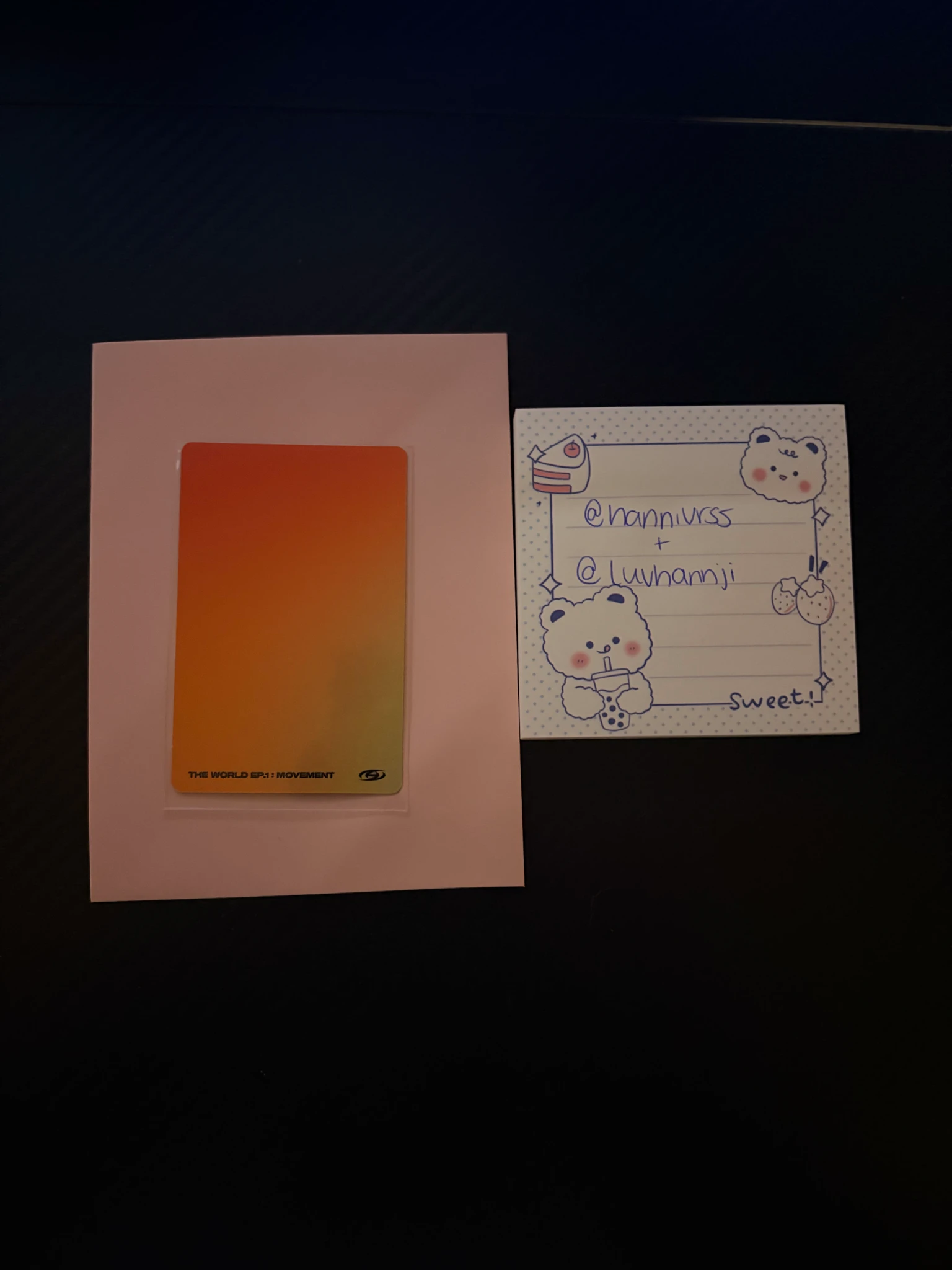 ATEEZ Mingi ATEEZ - Mingi - THE WORLD EP.1 : MOVEMENT Album album photocard Z version version 1 listing photo 2
