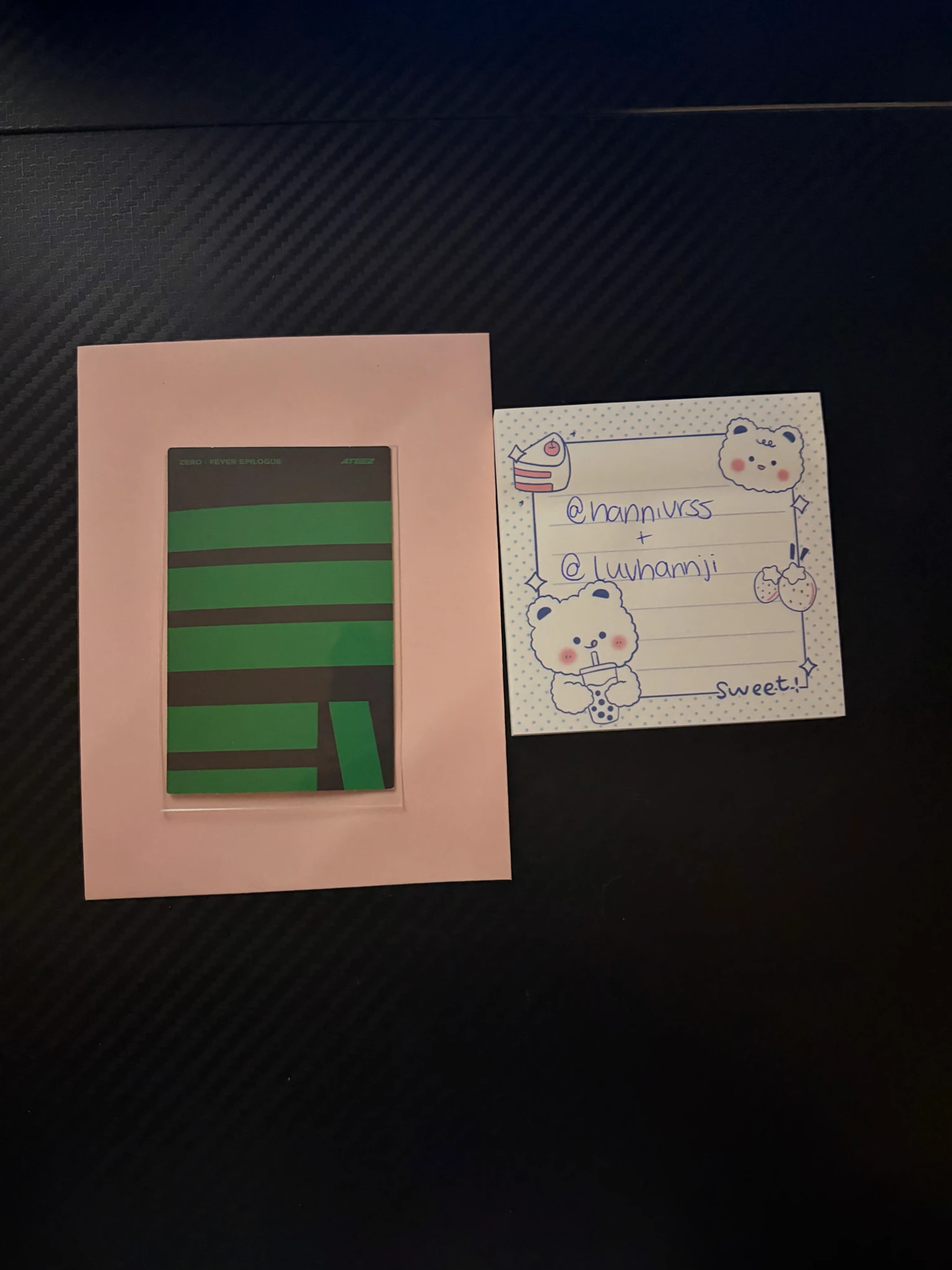 ATEEZ Yeosang ATEEZ - Yeosang - ZERO : FEVER EPILOGUE Album album photocard diary version version 1 listing photo 2