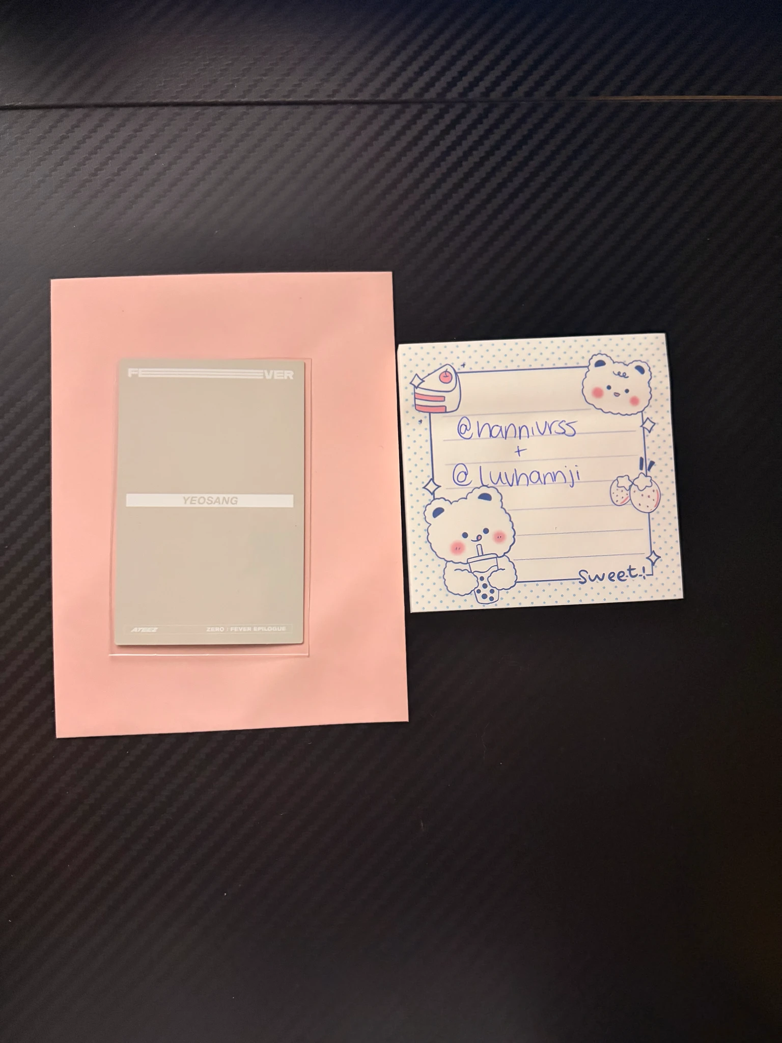 ATEEZ Yeosang ATEEZ - Yeosang - ZERO : FEVER EPILOGUE Album album photocard A version limited version listing photo 2