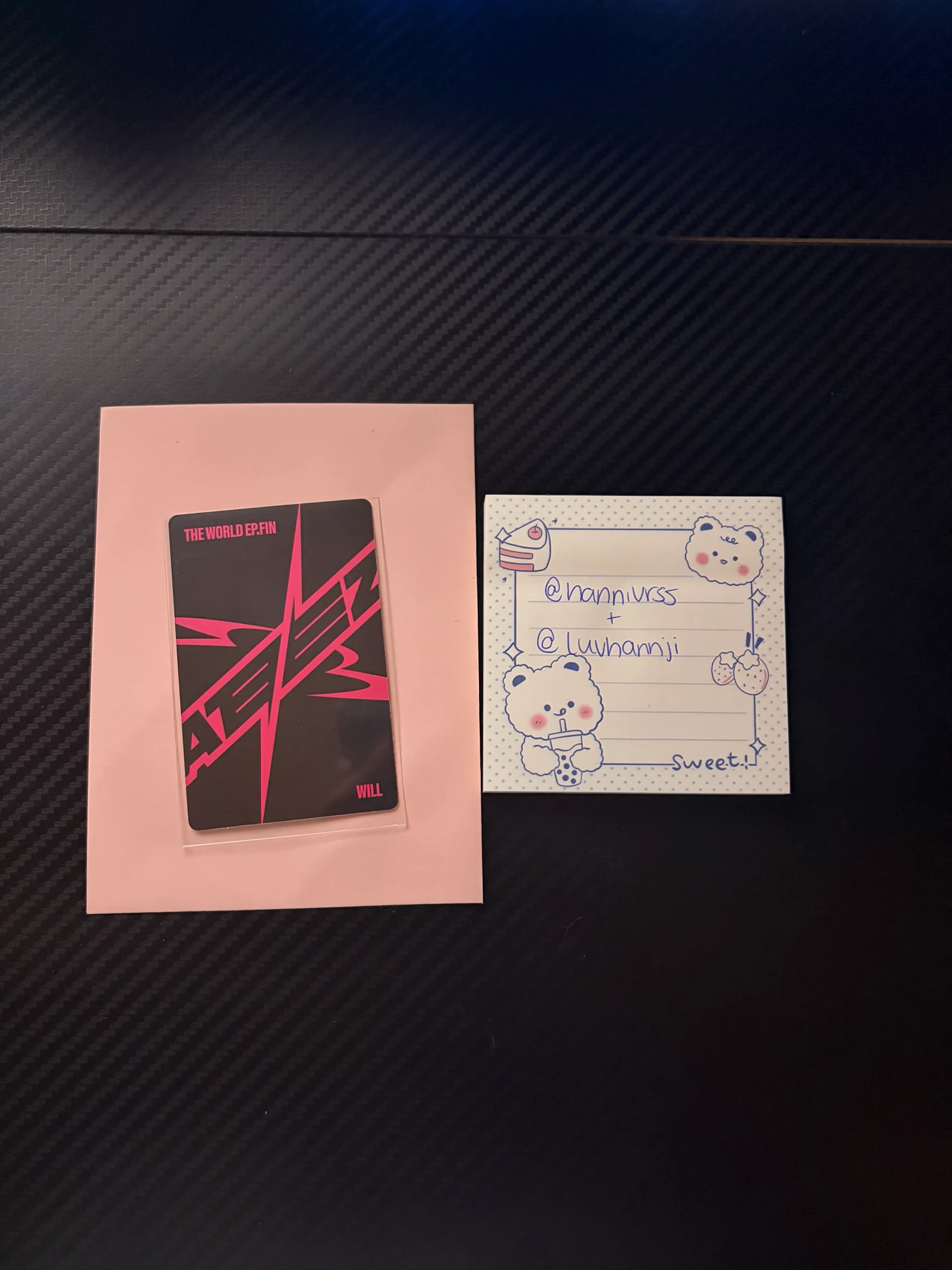 ATEEZ Yeosang ATEEZ - Yeosang - THE WORLD EP.FIN : WILL Album version 1 album photocard diary version listing photo 2