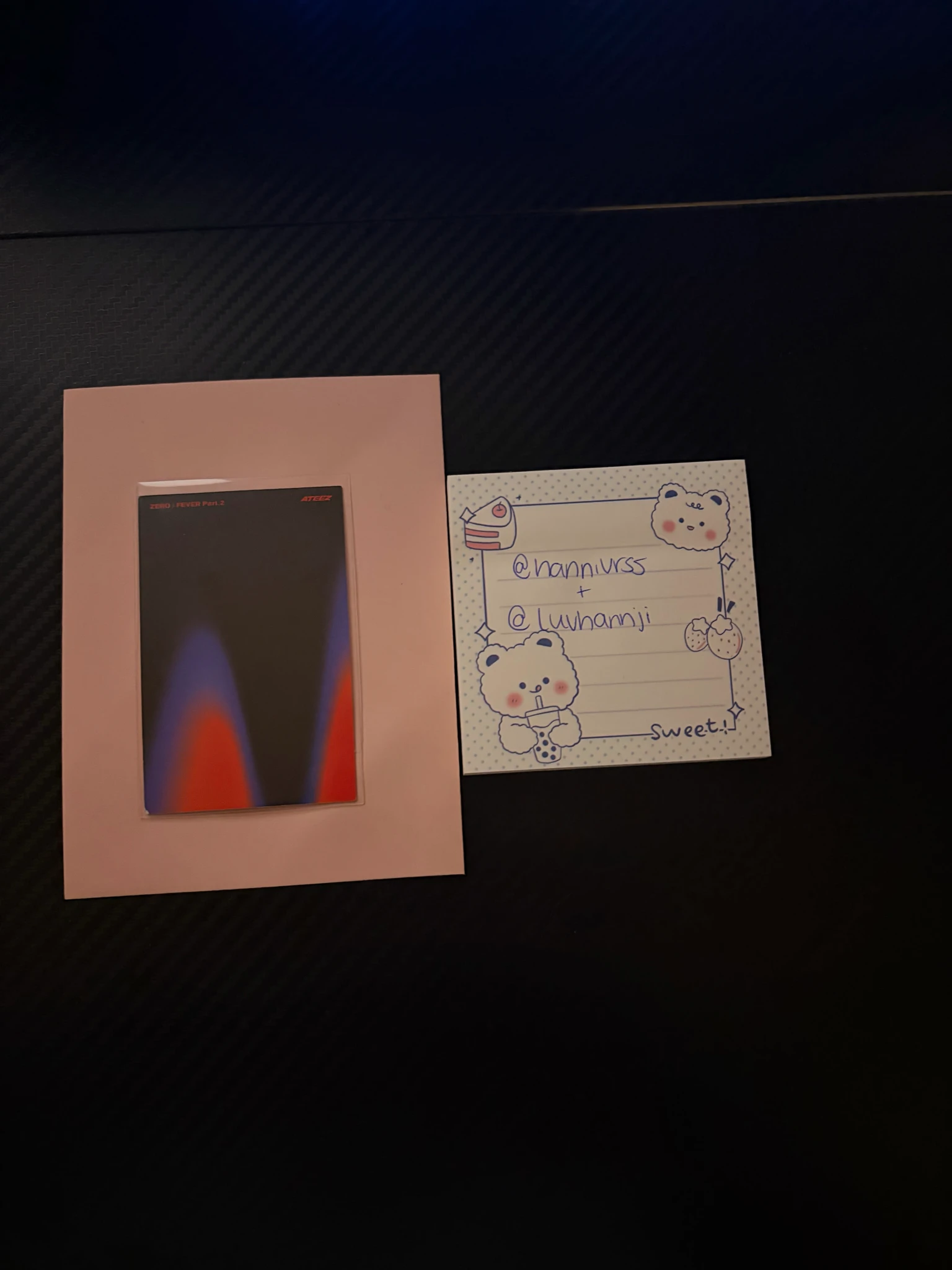 ATEEZ Yunho ATEEZ - Yunho - ZERO : FEVER Part.2 Album album photocard A version listing photo 2
