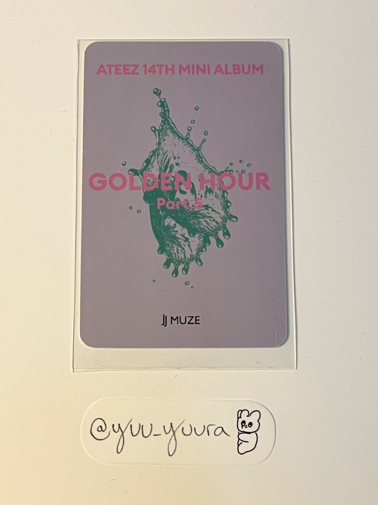 ATEEZ Mingi ATEEZ - Mingi - GOLDEN HOUR : Part.5 Album video call (fancall) fansign jjmuze (jj muze) listing photo 2