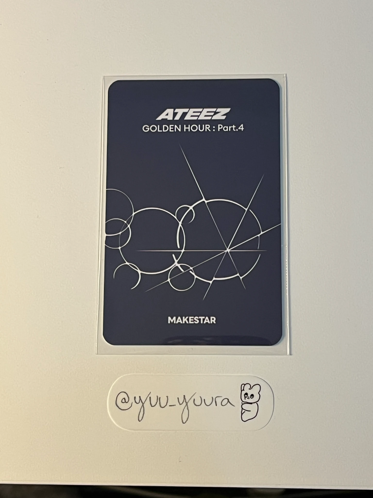 ATEEZ Yunho ATEEZ - Yunho - Golden Hour : Part.4 Album makestar pob (pre-order benefit) listing photo 2