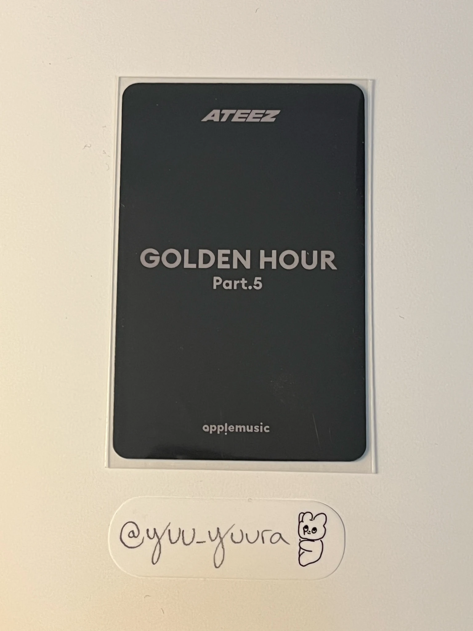 ATEEZ ATEEZ - San & Jongho - GOLDEN HOUR : Part.5 Album apple music pob (pre-order benefit) listing photo 2