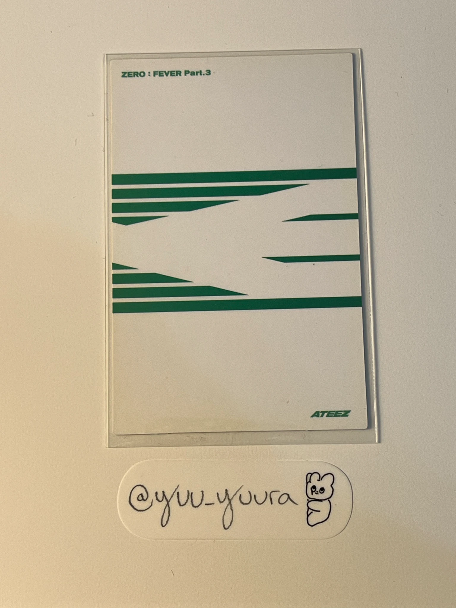 ATEEZ San ATEEZ - San - ZERO : FEVER Part.3 Album album photocard A version limited version listing photo 2