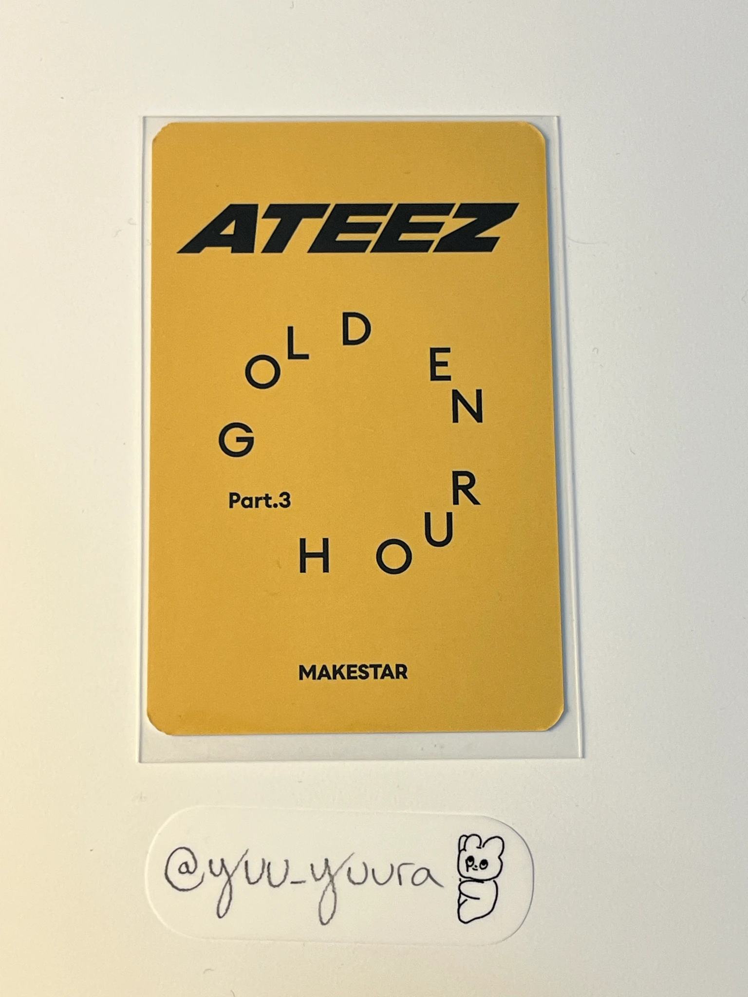 ATEEZ Hongjoong ATEEZ - Hongjoong - Golden Hour : Part.3 Album listing photo 2