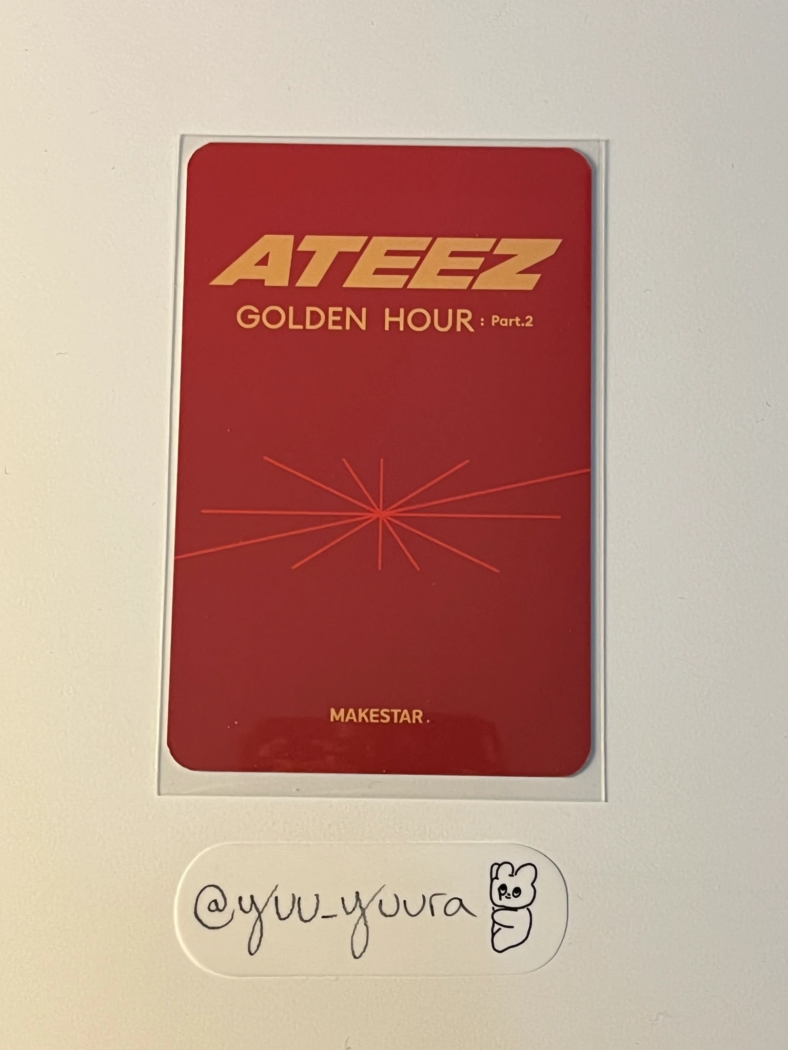 ATEEZ Hongjoong ATEEZ - Hongjoong - Golden Hour : Part 2 Album makestar listing photo 2