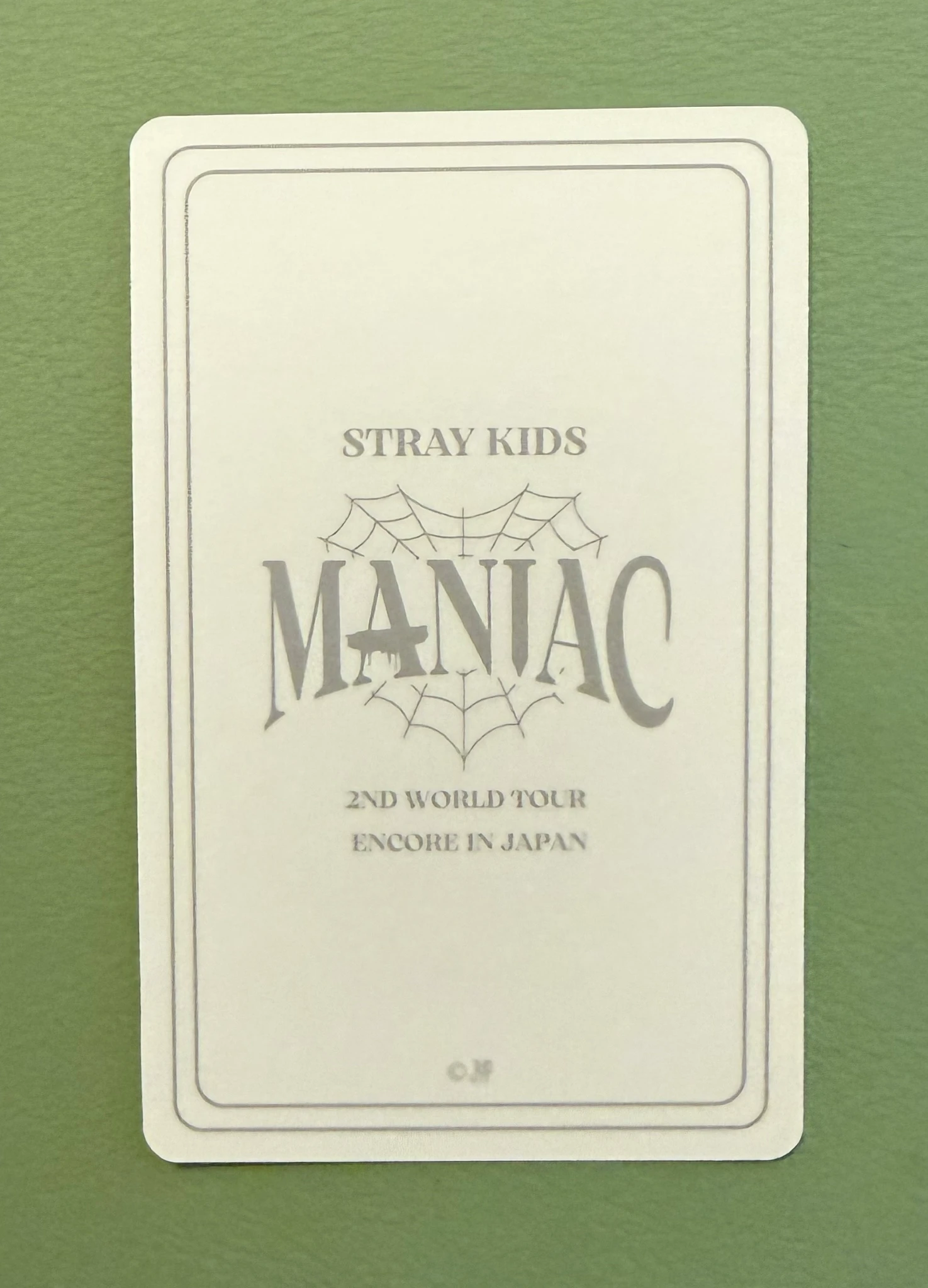 Stray Kids Changbin Stray Kids - Changbin - Maniac World Tour Event merch photocard polaroid set polaroid japan listing photo 2