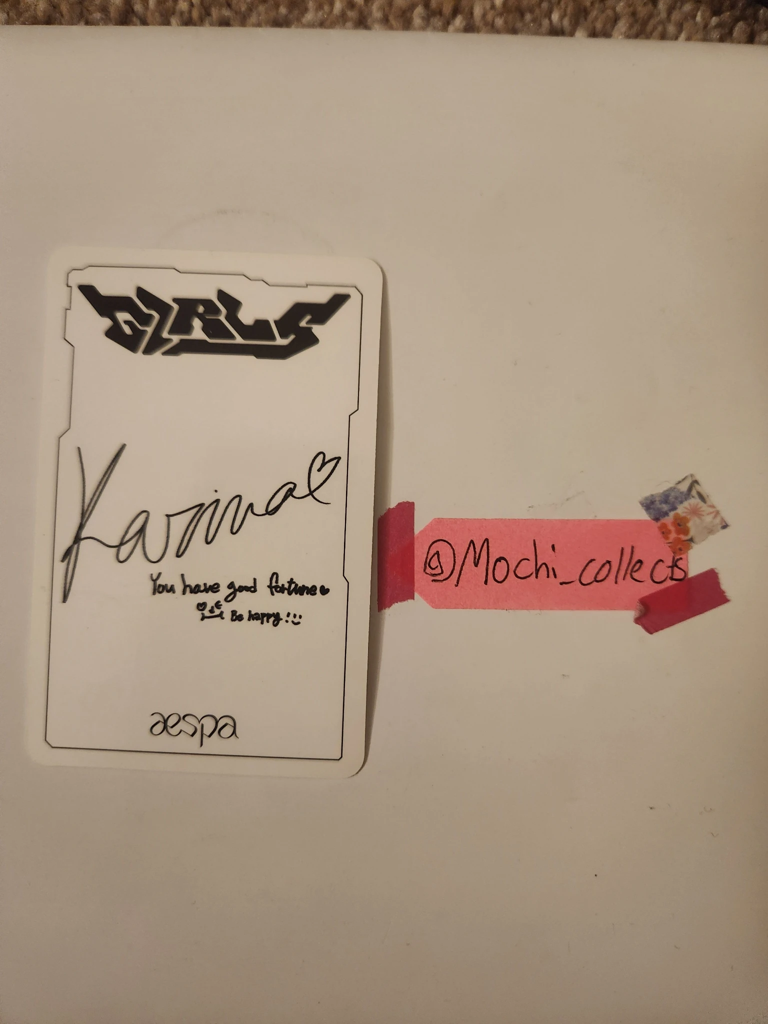 aespa Karina AESPA - Karina - Girls (USA exclusive, digipack ver.) listing photo 2