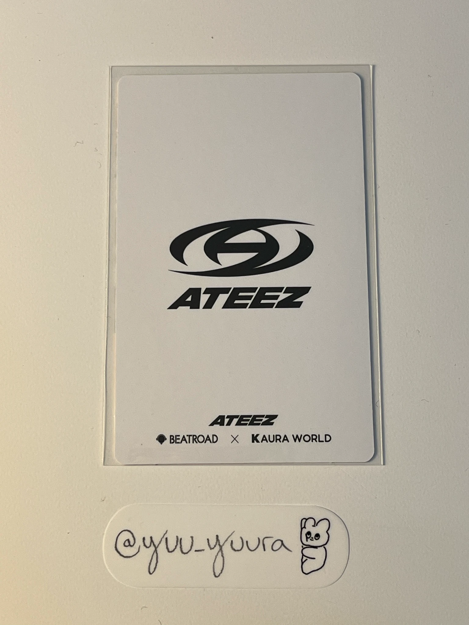 ATEEZ Yunho ATEEZ - Yunho - THE WORLD EP.1 : MOVEMENT Album pob (pre-order benefit) beatroad kaura world round 4 listing photo 2