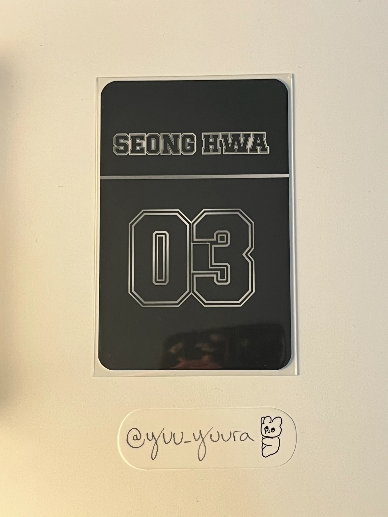 ATEEZ Seonghwa ATEEZ - Seonghwa - In Your Fantasy 2025 World Tour Event merch photocard tour merch listing photo 2