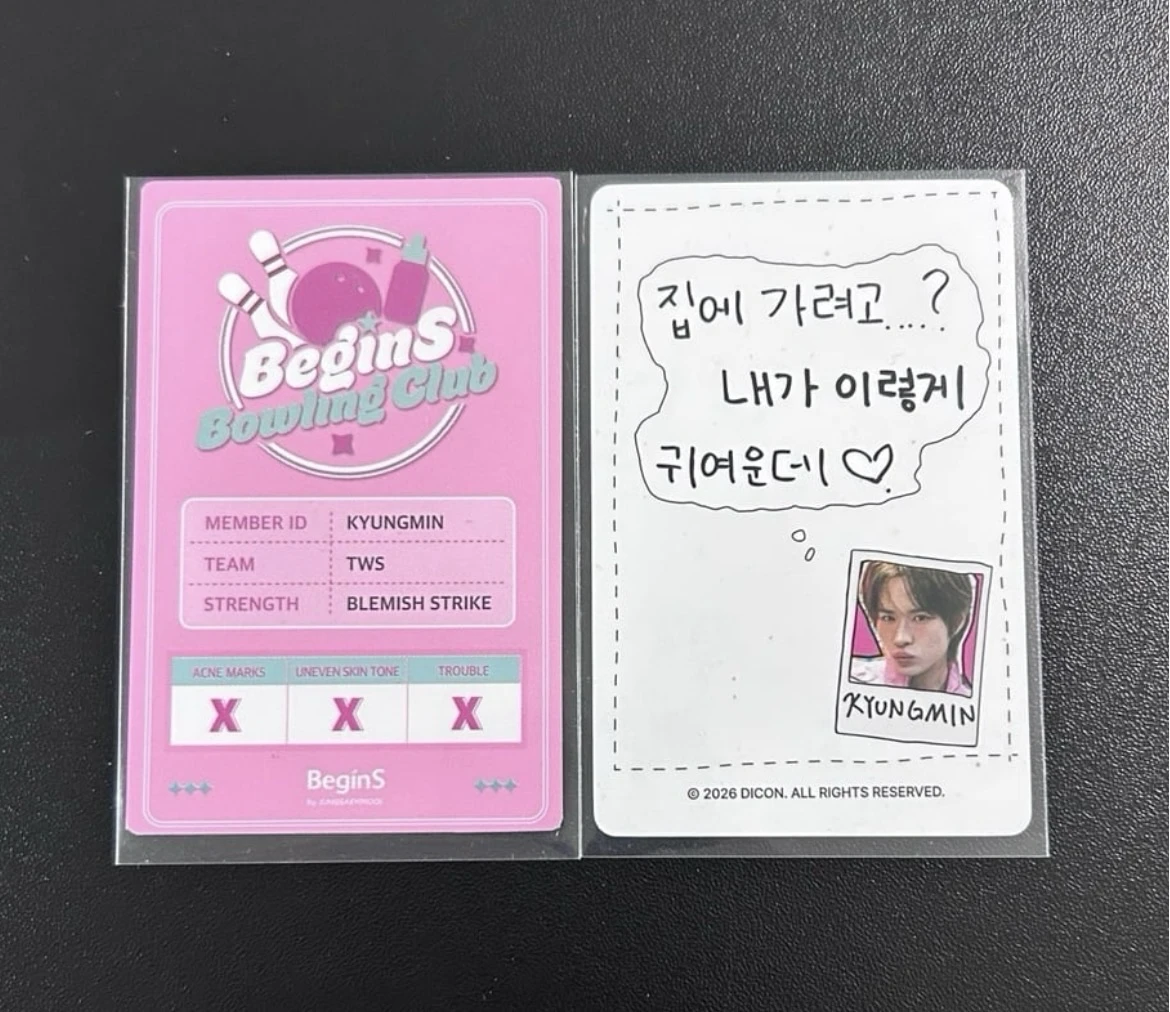 TWS Kyungmin TWS - Kyungmin - BeginS by Jung Senmul Korea Other brand collaboration purchase benefit listing photo 2