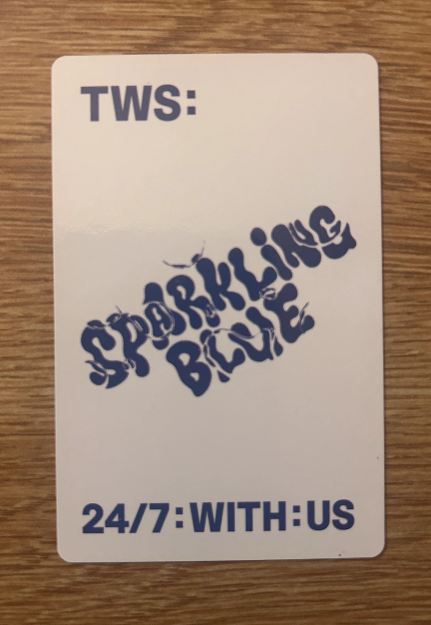 TWS Jihoon TWS - Jihoon - Sparkling Blue Album target exclusive album photocard listing photo 2