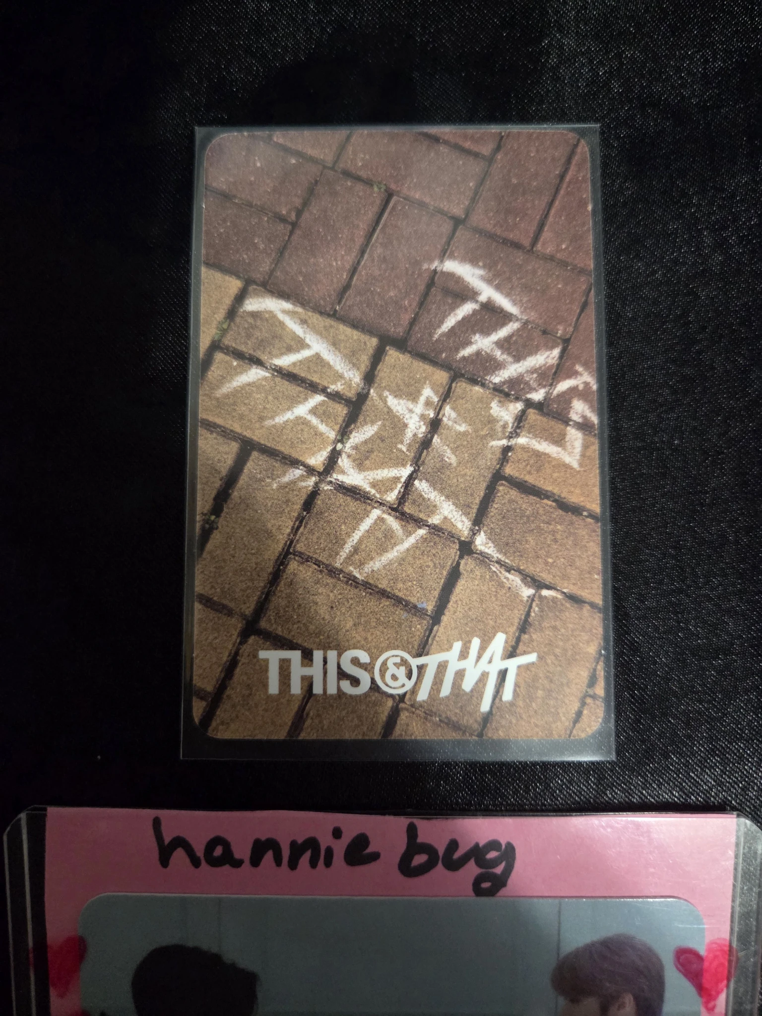 Stray Kids Bang Chan Stray Kids - Bang Chan - This & That Album album photocard that version listing photo 2