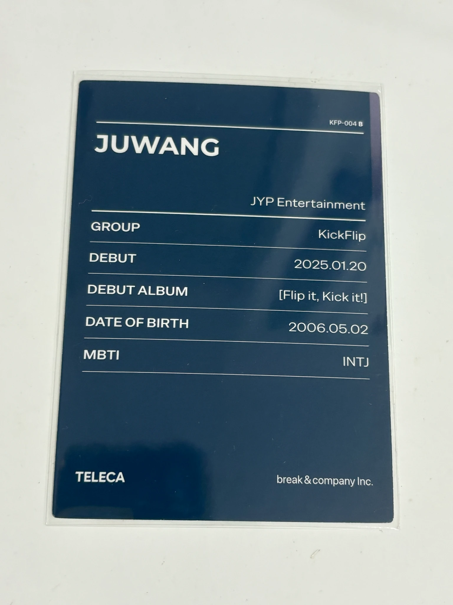 KickFlip Juwang KickFlip - Juwang - TELECA 2025 K-POP ROOKIE COLLECTION CARDS Other trading card trading pack listing photo 2
