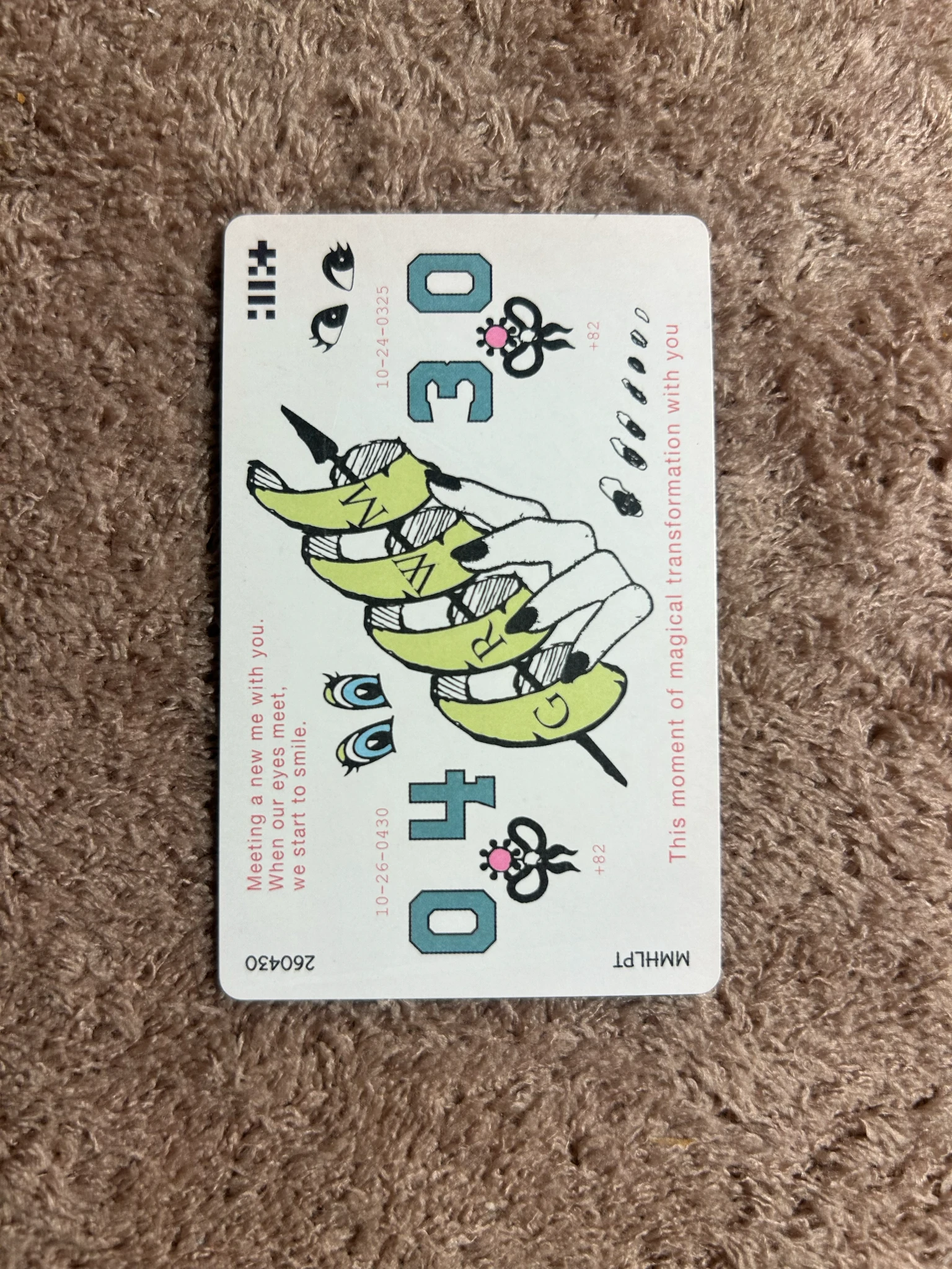 ILLIT Moka ILLIT - Moka - MAMIHLAPINATAPAI Album GRWM version album photocard listing photo 2