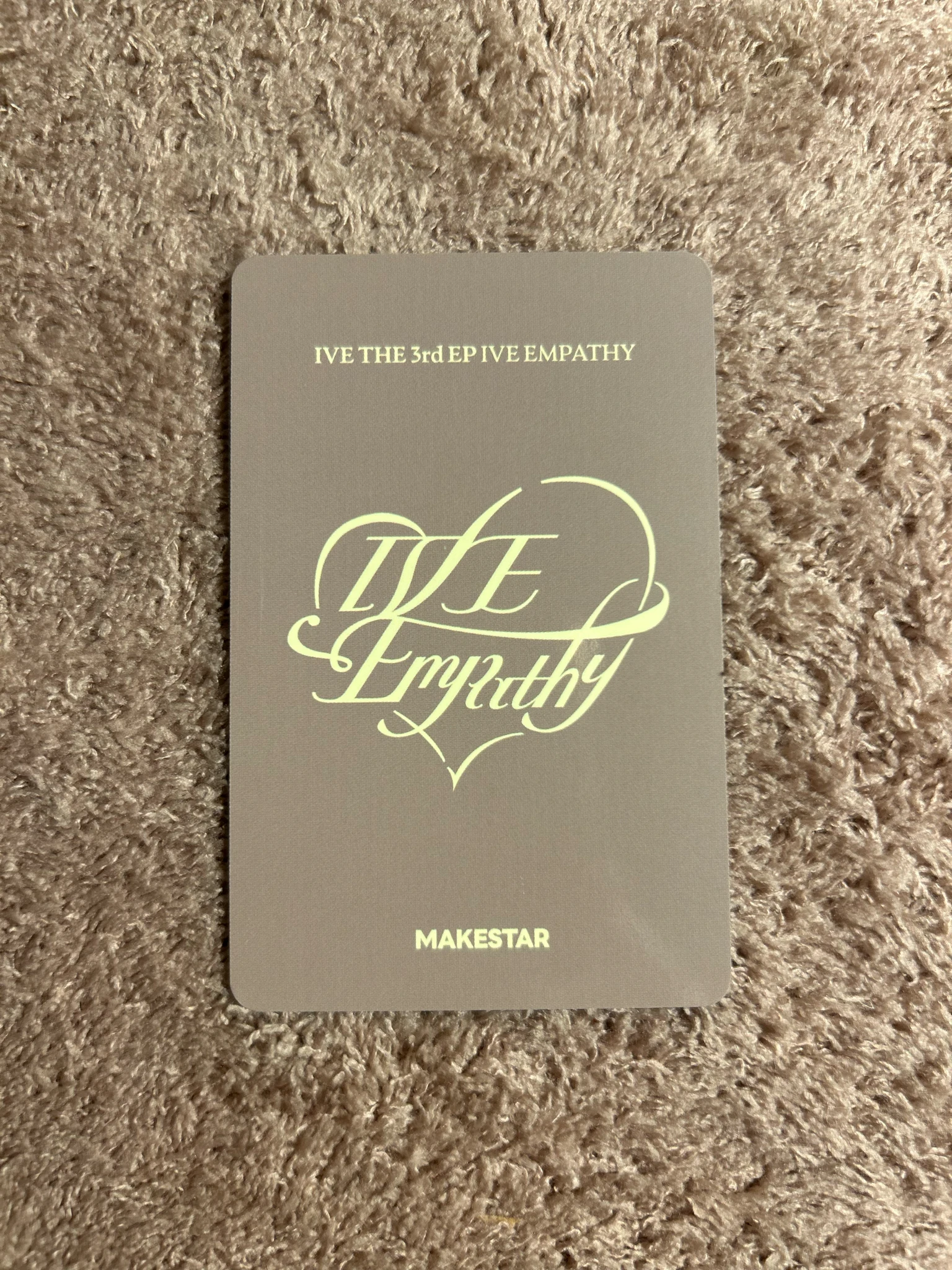 IVE Rei IVE - Rei - IVE EMPATHY Album makestar pre-order benefit (pob) round 1 listing photo 2