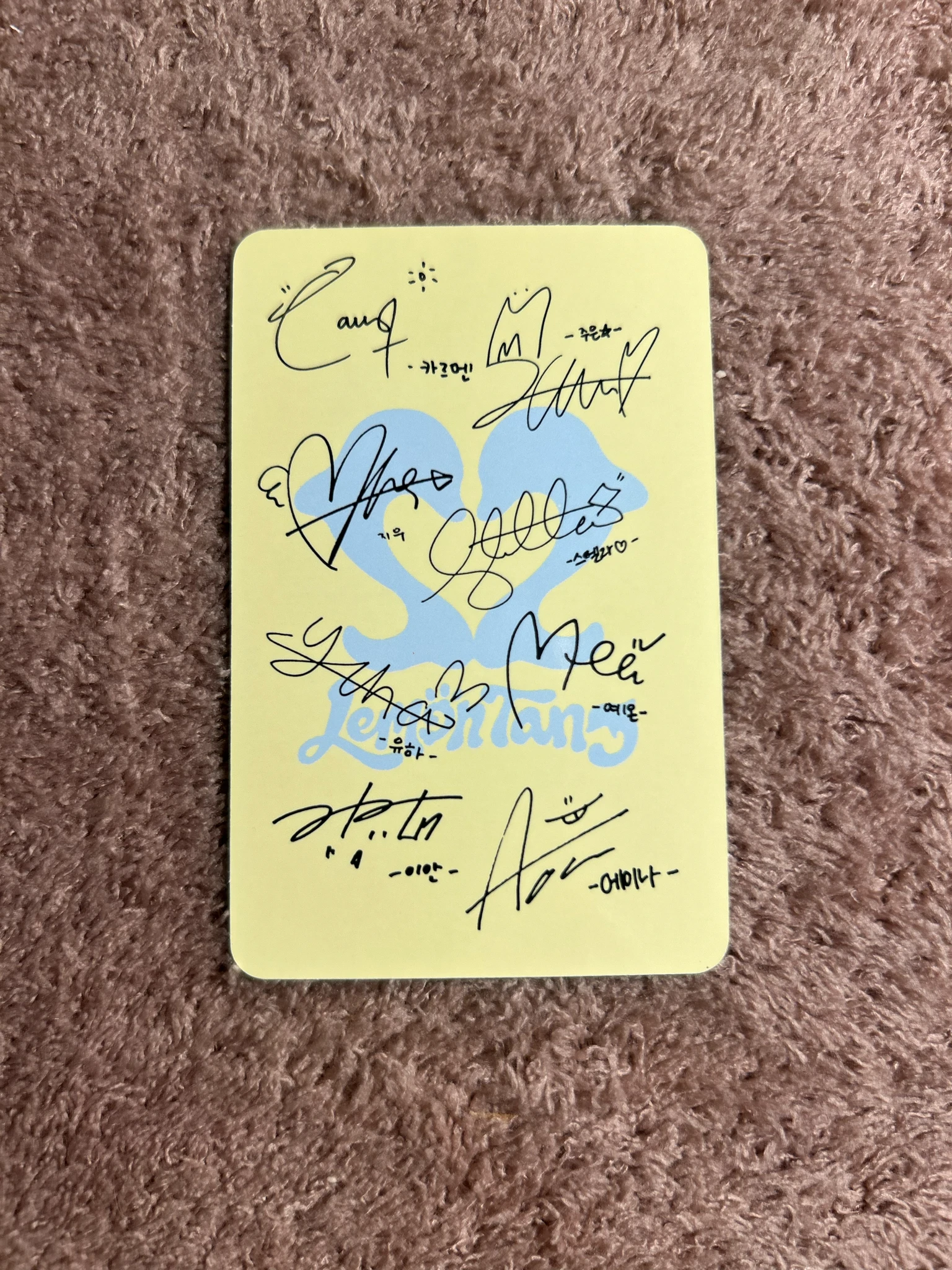 Hearts2Hearts Hearts2Hearts - Lemon Tang Album album photocard photobook version listing photo 2