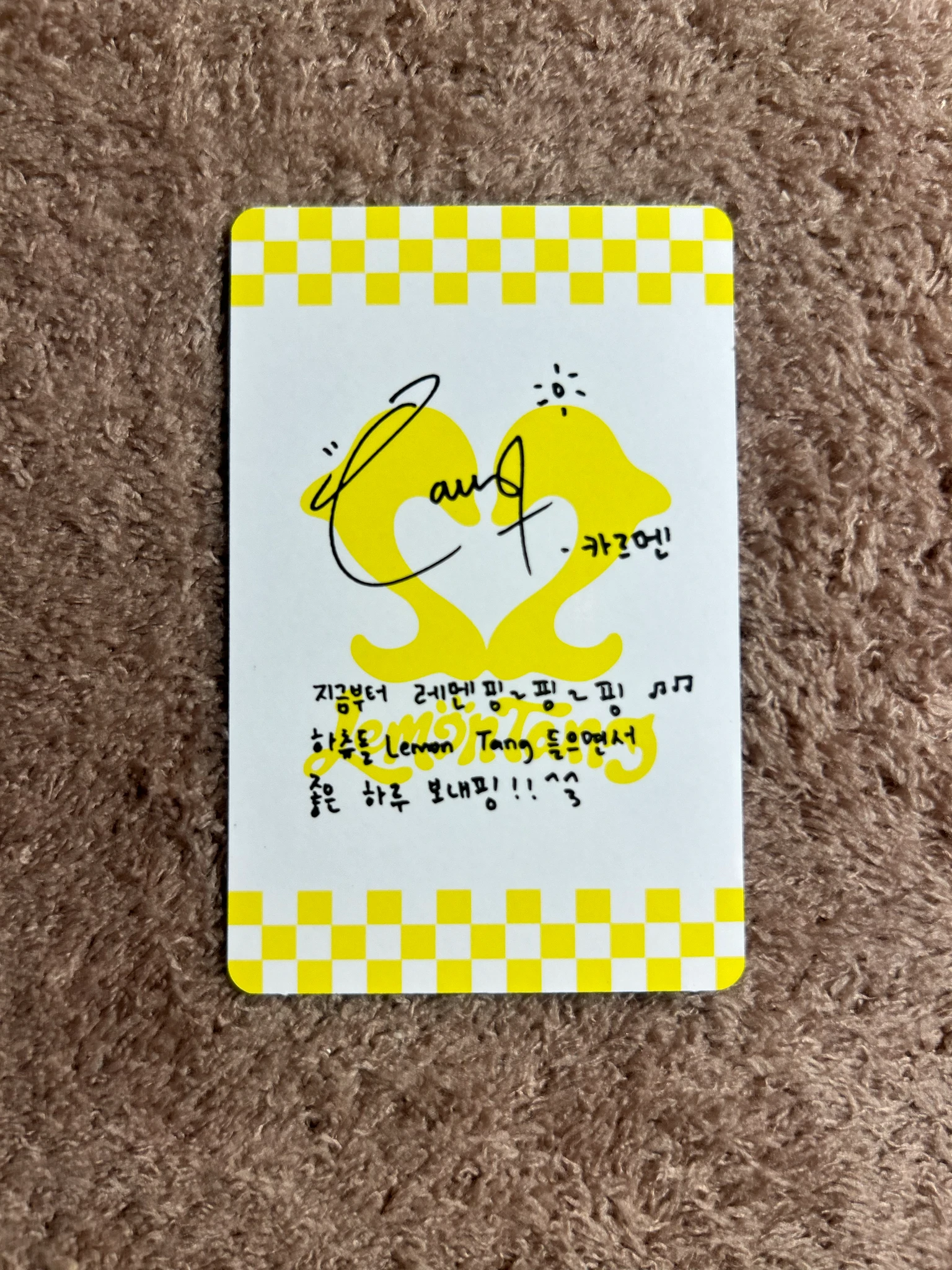 Hearts2Hearts Carmen Hearts2Hearts - Carmen - Lemon Tang Album japan jewel case version album photocard listing photo 2