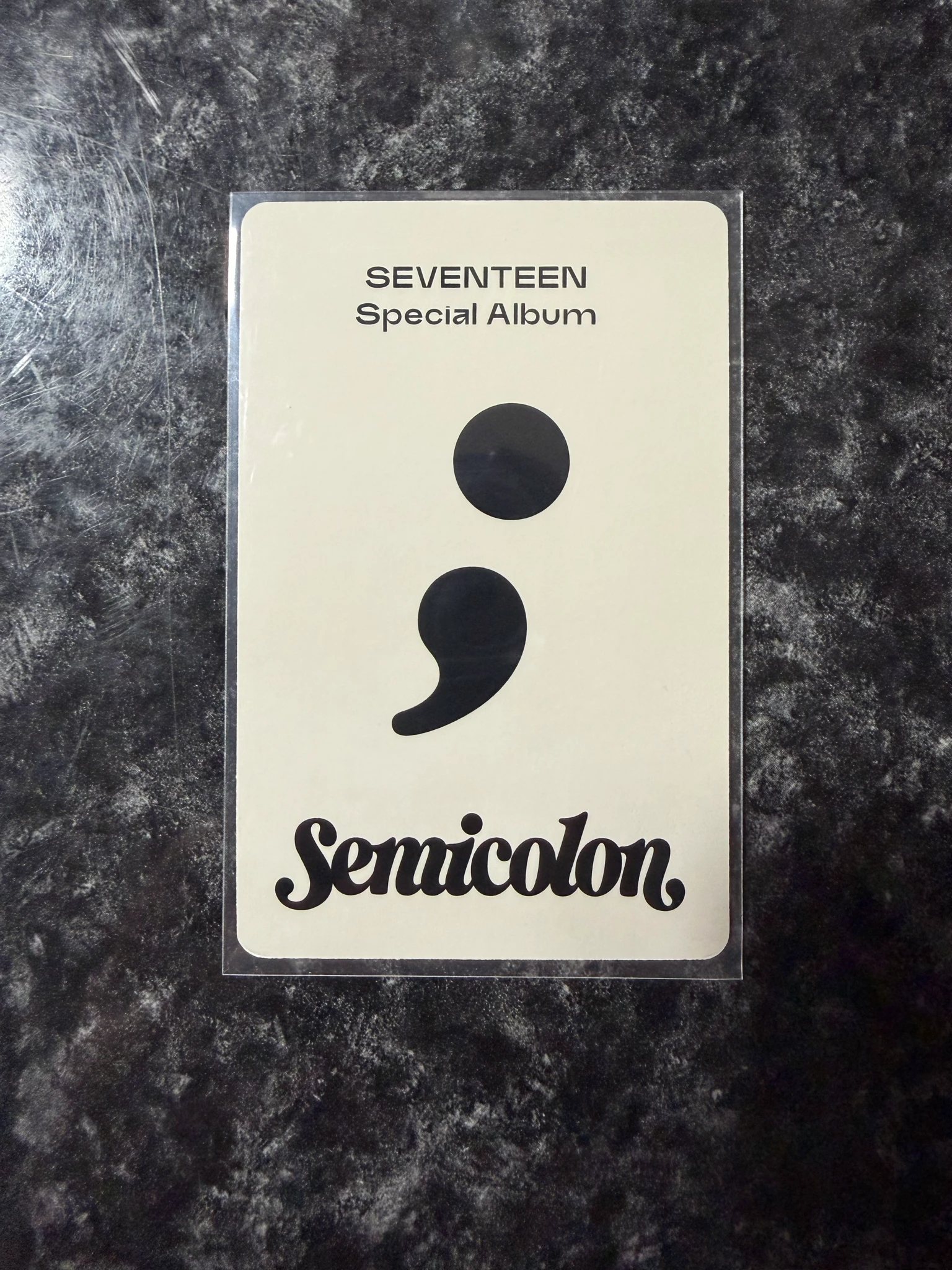 SEVENTEEN Hoshi SEVENTEEN - Hoshi - Semicolon Album listing photo 2