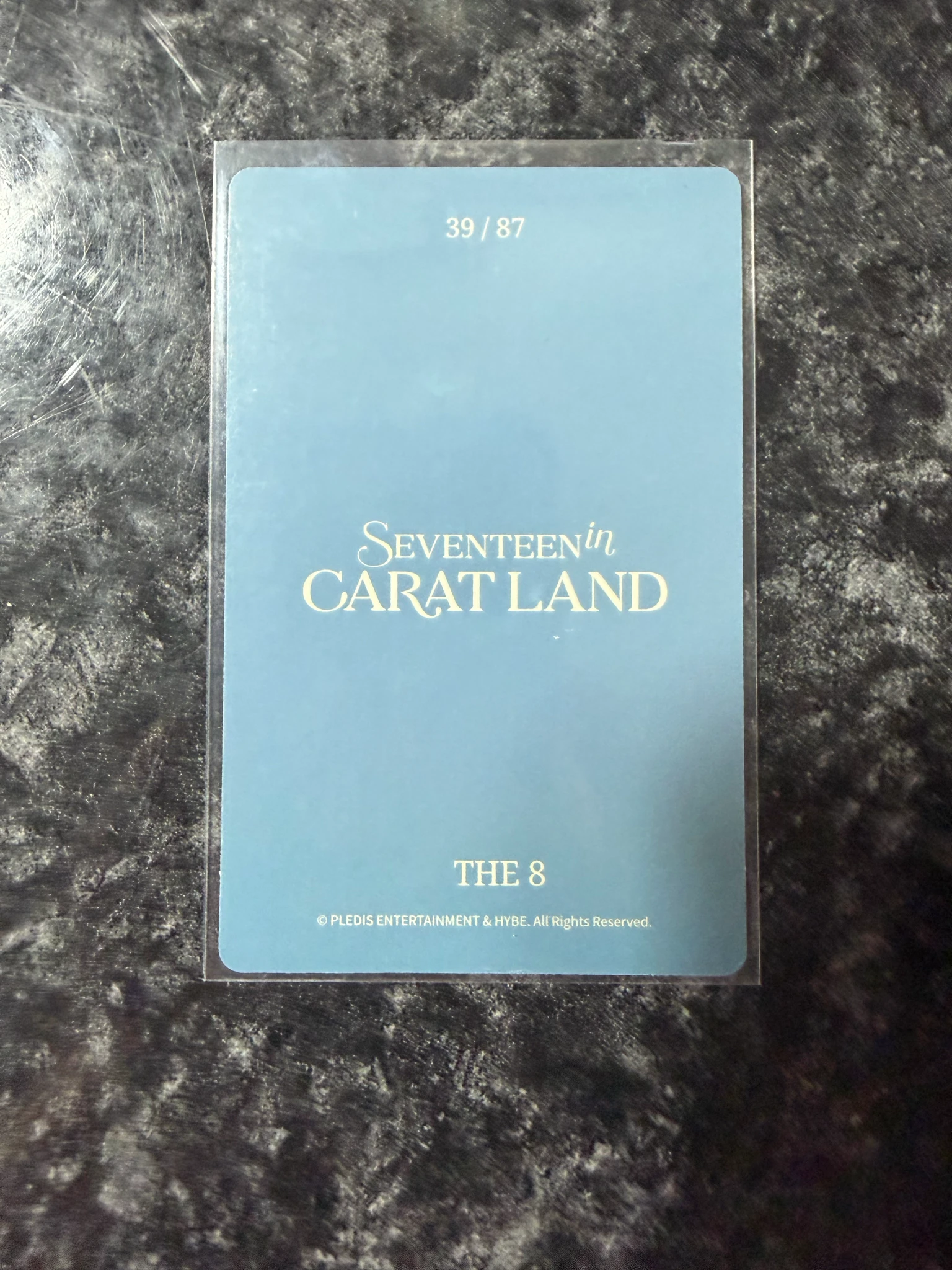 SEVENTEEN The8 SEVENTEEN - The8 - 2024 8th SVT in Caratland  Event trading card listing photo 2